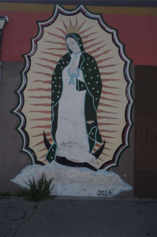 Our Lady of Guadalupe, as seen all through out the City of Angeles, particularly within the Latin communities!