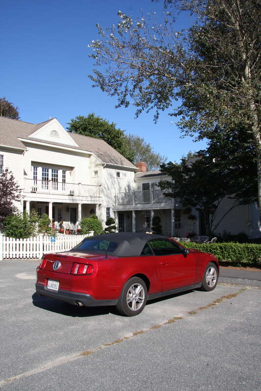 Parked at Captain Farris House B&amp;B