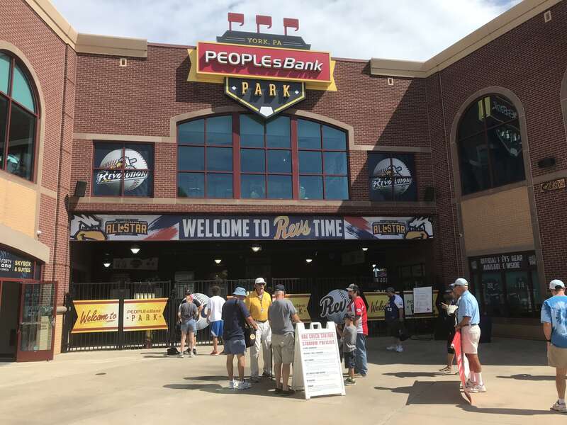 Entrance to PeoplesBank Park.