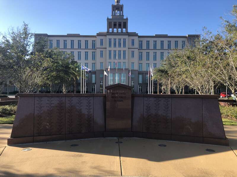 Seminole County Fallen Heroes Memorial at the Seminole County Criminal Justice Center