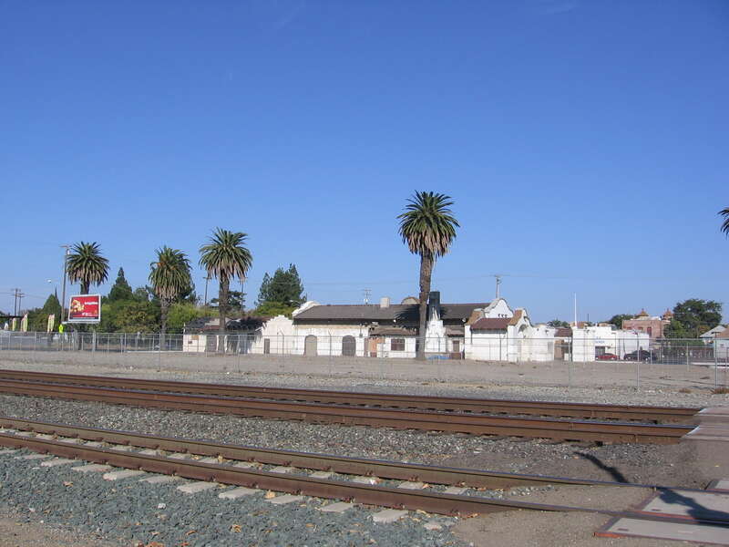 The Stockton Station of the Western Pacific in Stockton, California, USA.  It faces North Union Street between East Weber Avenue and East Main Street.