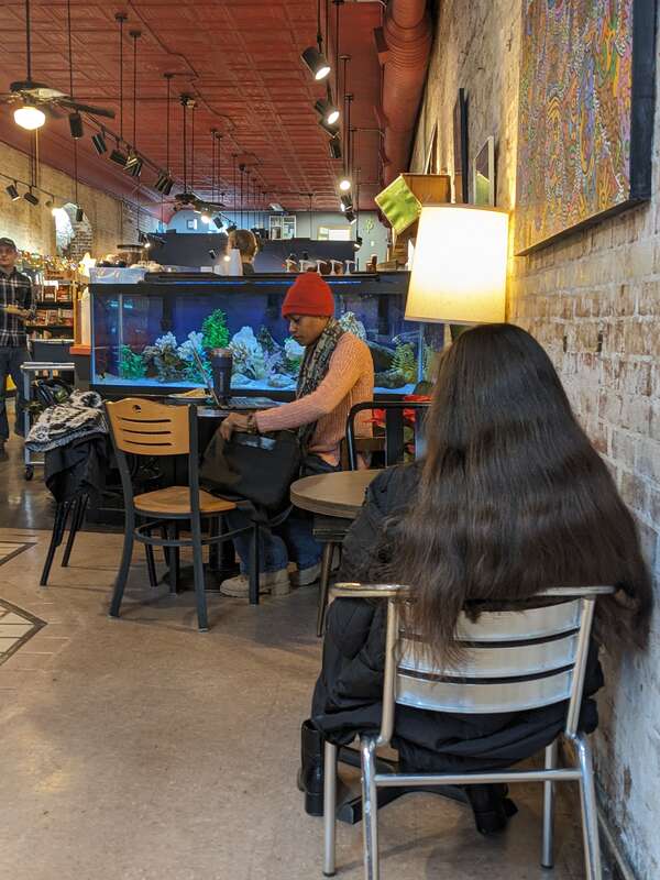 Taylor Books café at 226 Capitol Street in downtown Charleston, West Virginia.