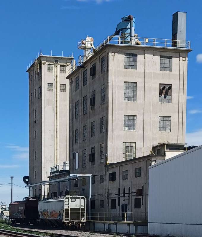 Trinidad Bean &amp; Elevator Co., Greeley, CO, SW view