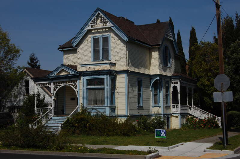 Daniel Moody house. Stick/Eastlake style. Built circa circa 1892. More details about subject. 1111 Harrison Street. Santa Clara, California, USA