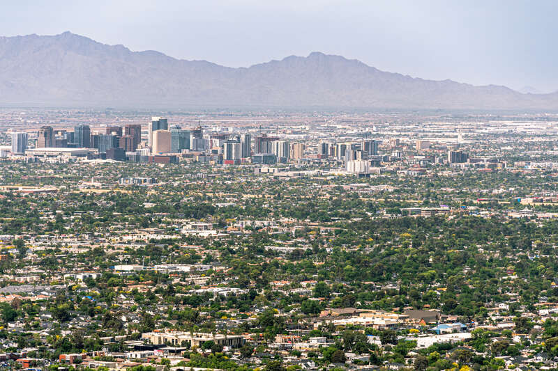 View from Camelback Mountain