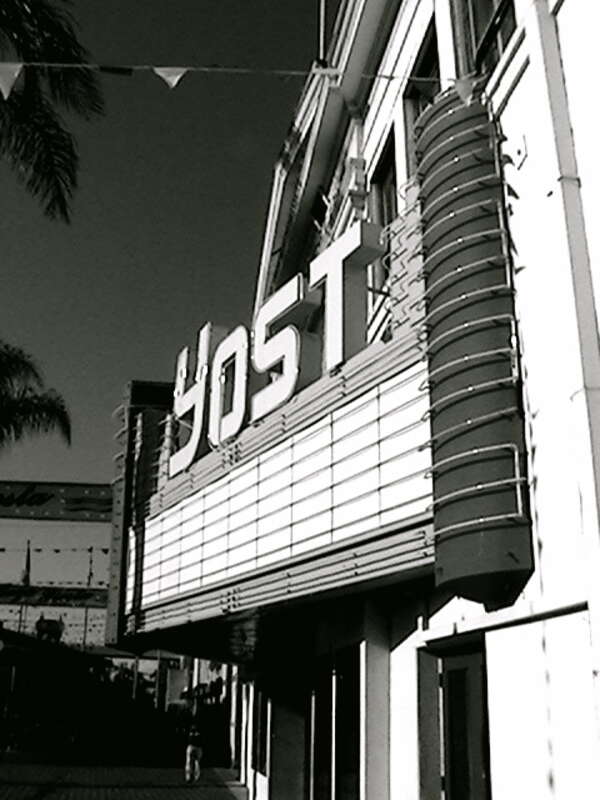 2007 Black &amp; White side-view photo of the Yost Theater