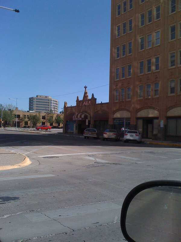 The historic Yucca Theatre in downtown Midland, TX.