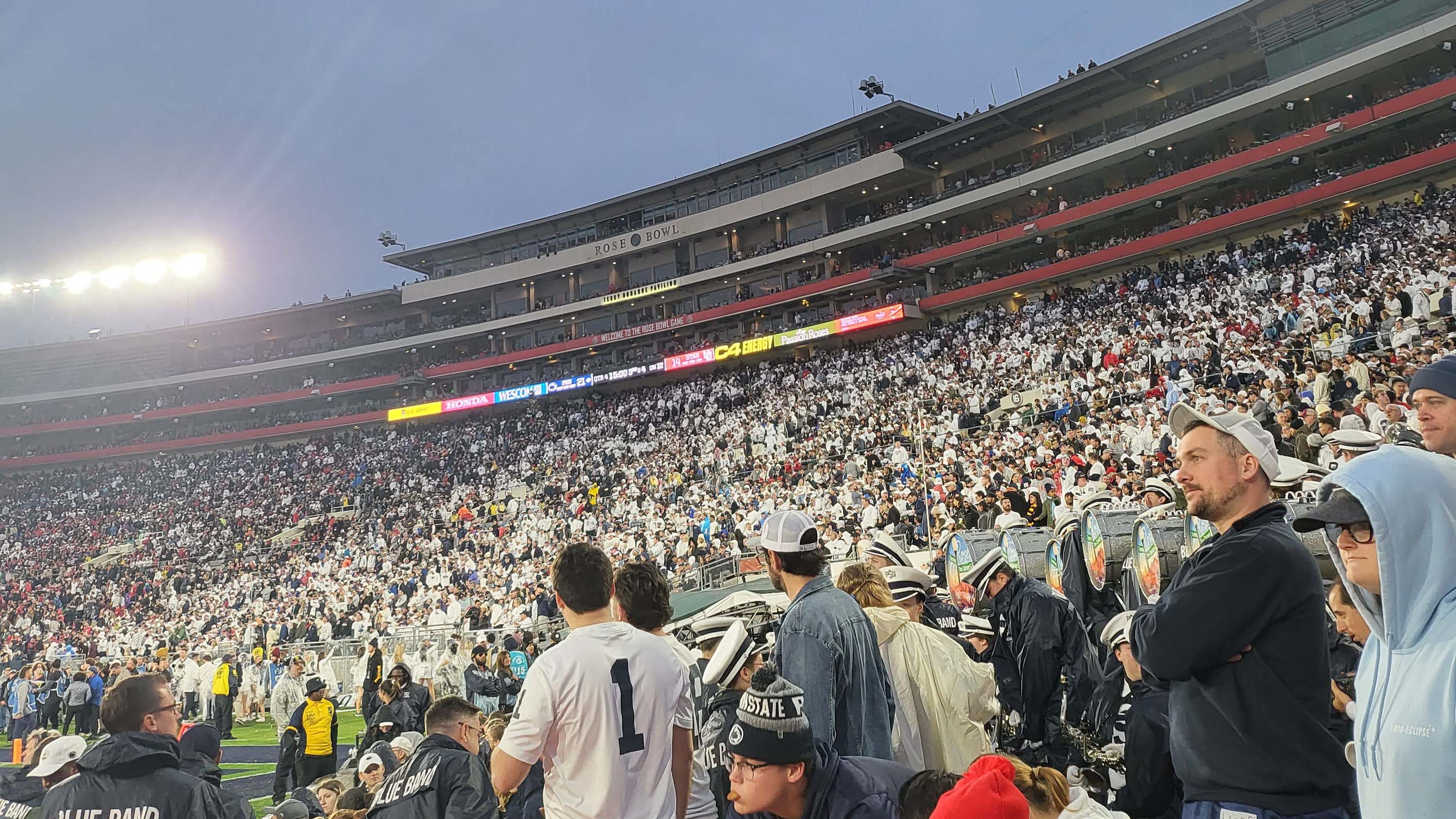 2023 Rose Bowl Penn State section