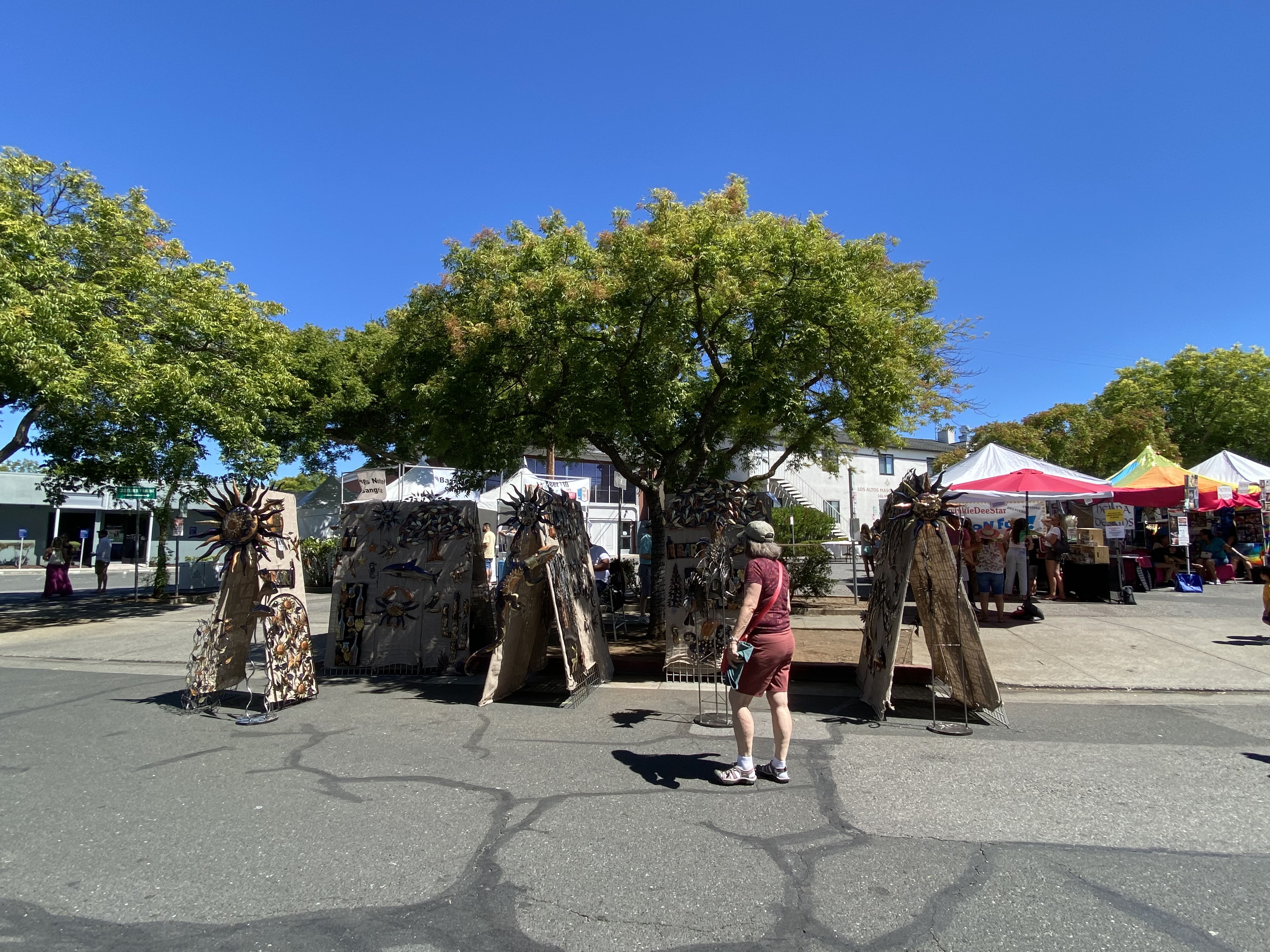 43rd Los Altos Arts &amp; Wine Festival in Los Altos, California on July 10, 2022 