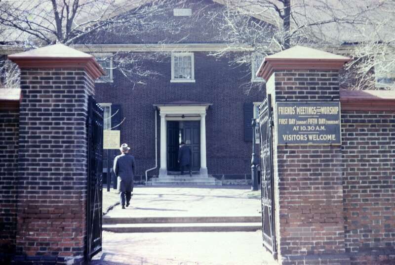 This is a photograph scanned from the archives of Lehigh Valley Monthly Meeting, Bethlehem, Pennsylvania