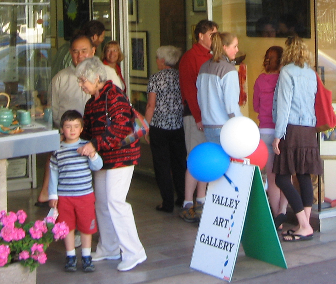 Art Event, Valley Art Gallery, Downtown Salinas, California, United States