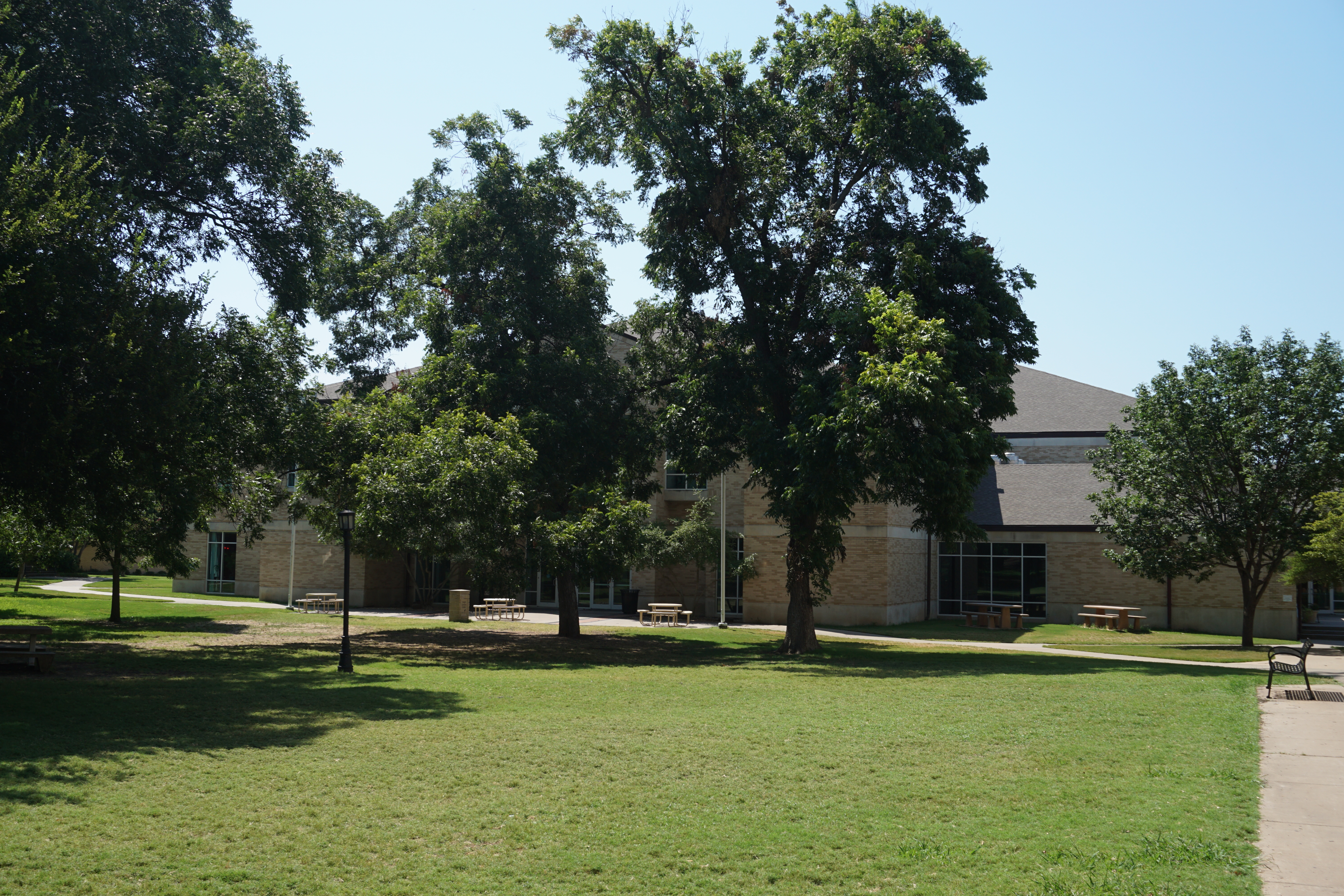 The Wright Campus Center on the campus of Austin College in Sherman, Texas (United States).