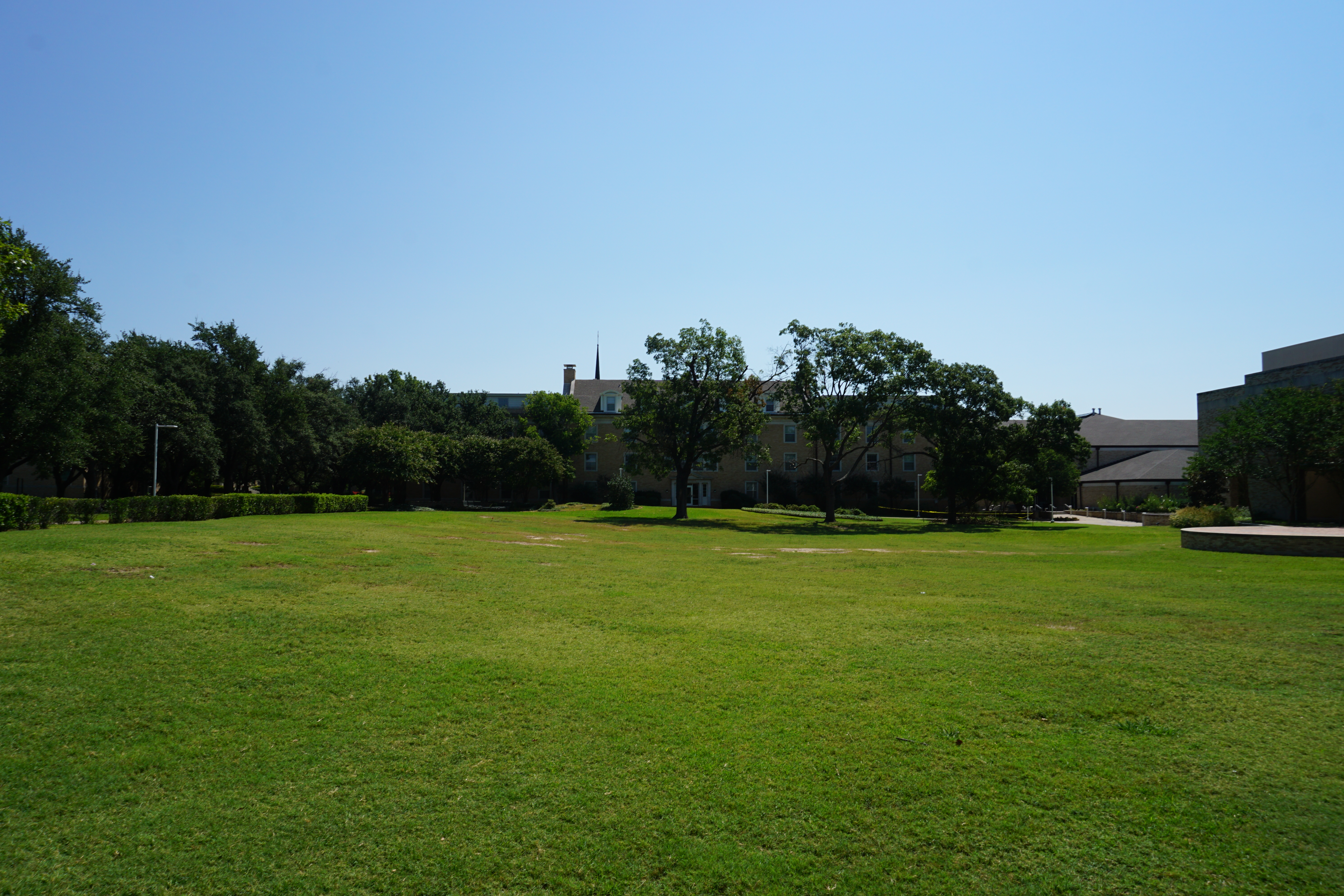 The College Green on the campus of Austin College in Sherman, Texas (United States).
