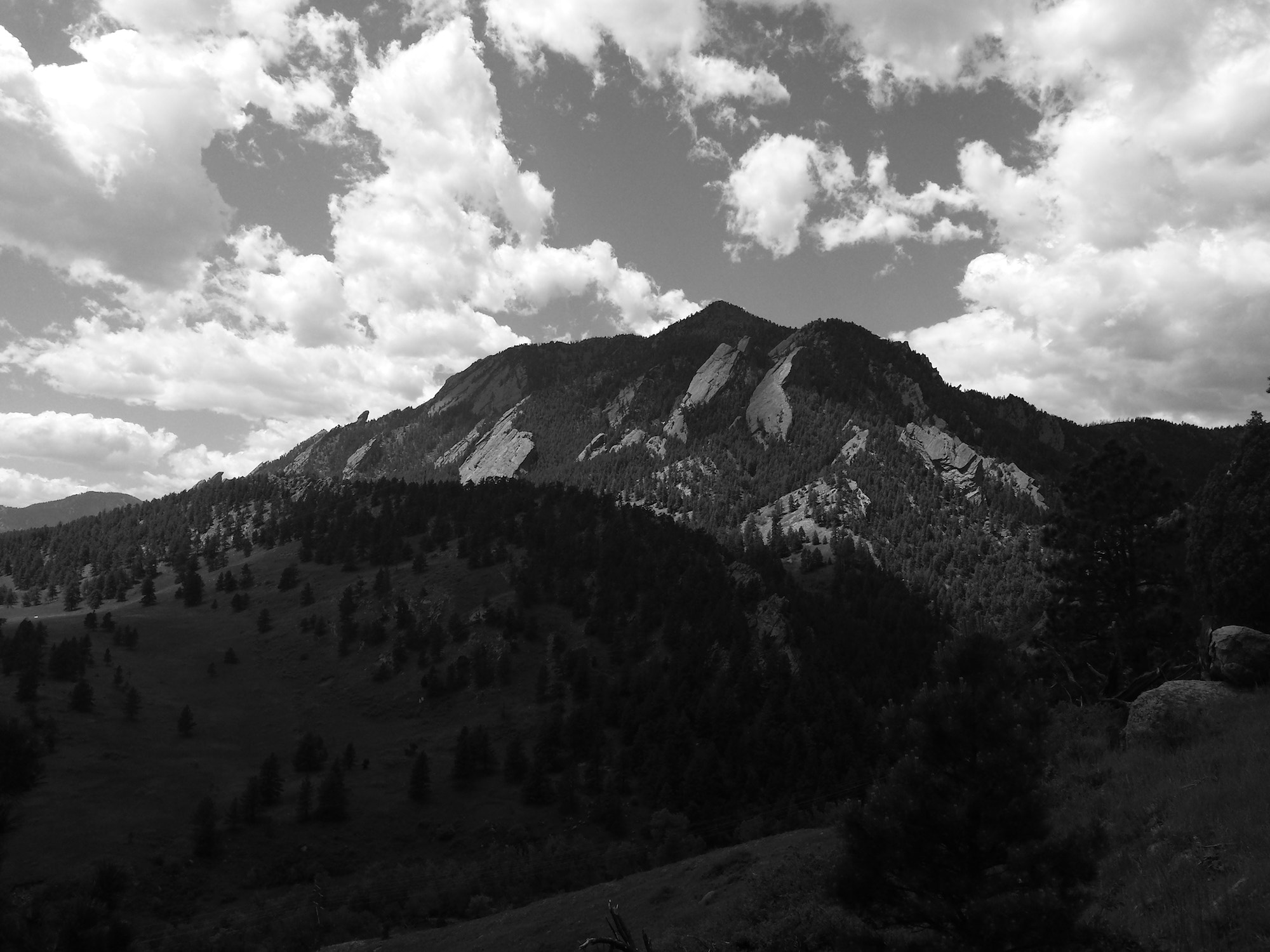 500px provided description: This is Bear Peak in Boulder Colorado. This hike is an 8 mile loop and climbs 3000 vertical feet. It offers great views West to the continental divide, South to Denver, and Boulder County. [#mountains ,#mountain