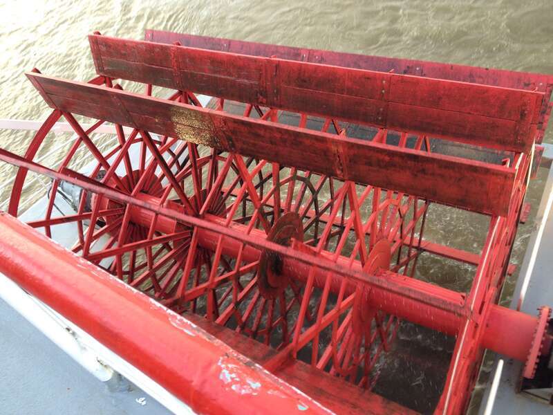 Stern of the ship "Belle of Cincinnati"