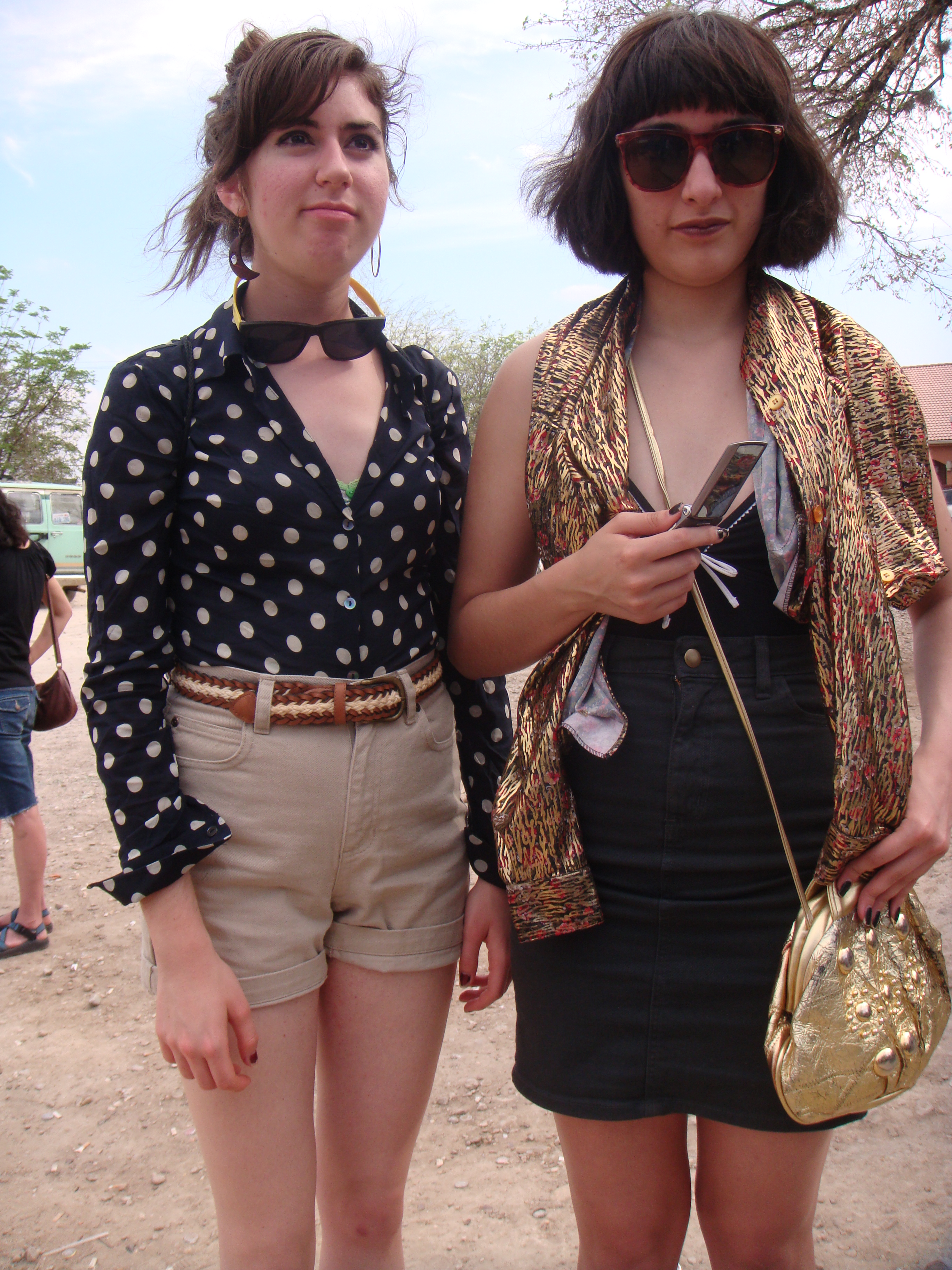 Hipster girls at SXSW 2009