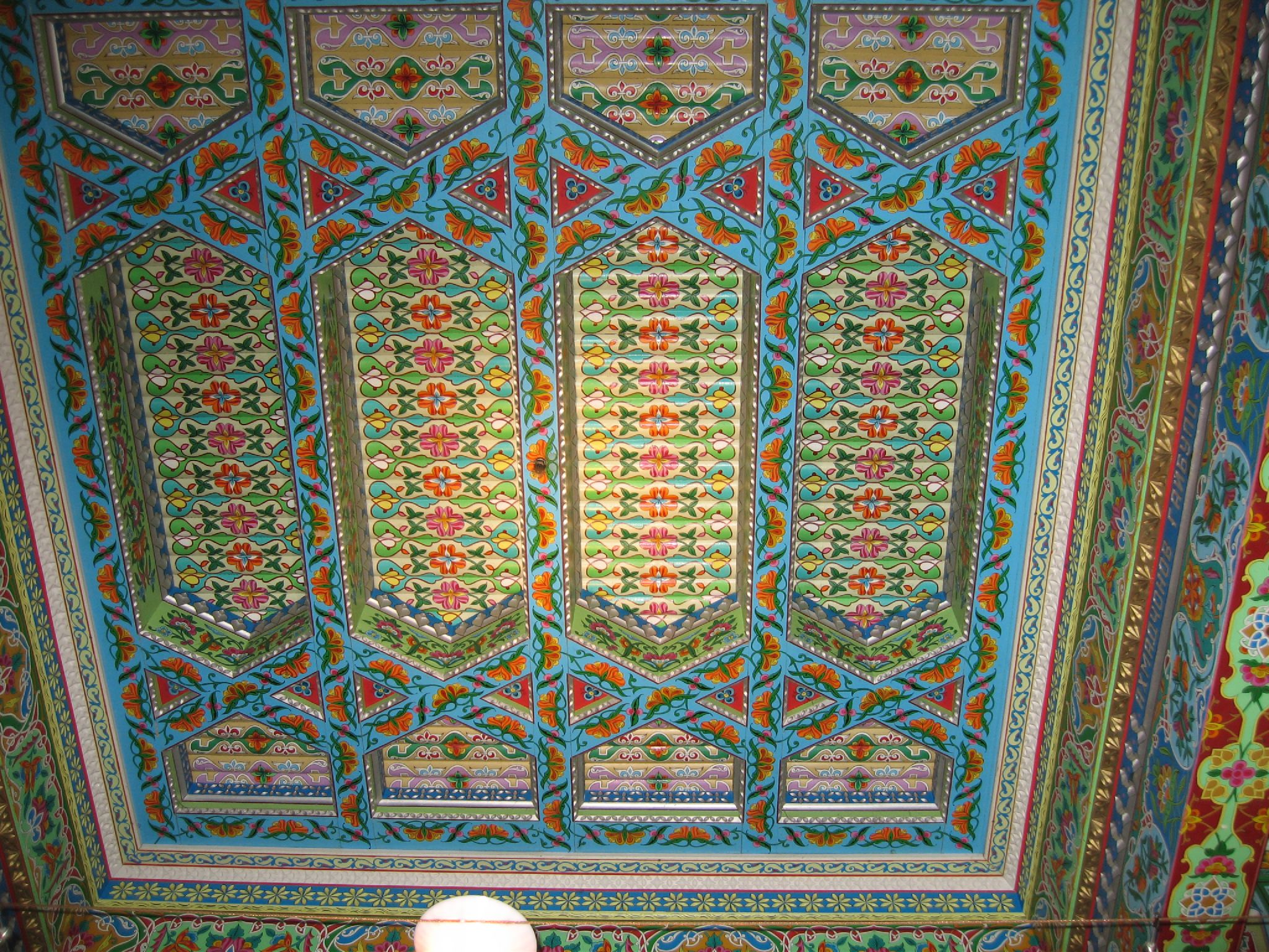 en:Dushanbe Tea House, en:Boulder, Colorado. Detail from ceiling.