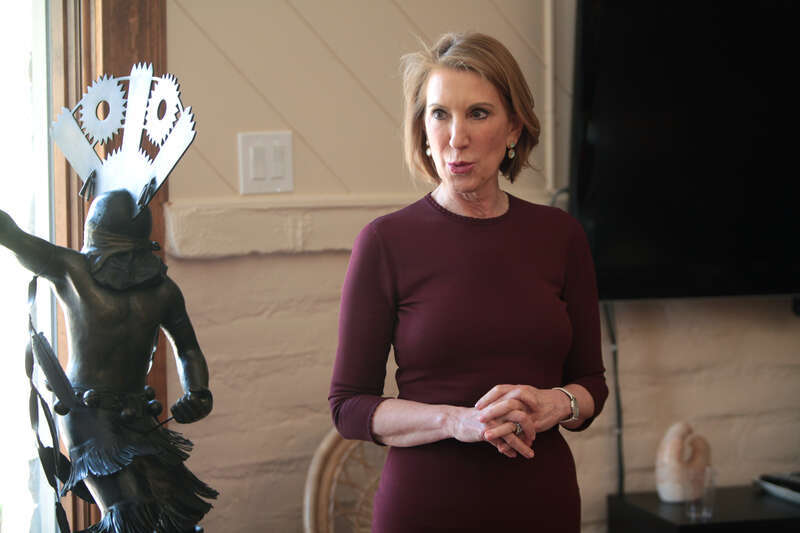 Carly Fiorina speaking at a coffee reception and fundraising event in Paradise Valley, Arizona.

Please attribute to Gage Skidmore if used elsewhere.