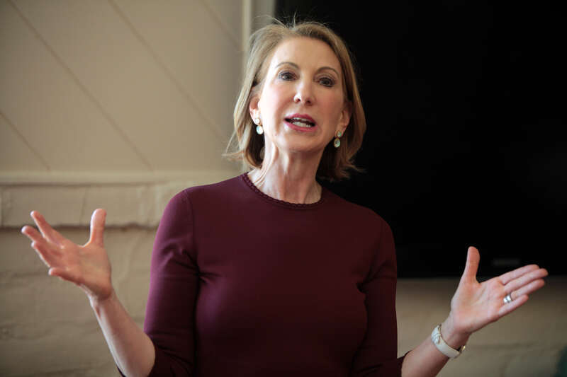 Carly Fiorina speaking at a coffee reception and fundraising event in Paradise Valley, Arizona.

Please attribute to Gage Skidmore if used elsewhere.