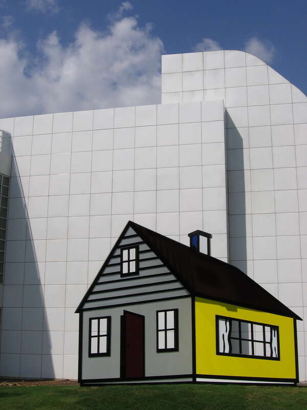 This house is actually concave.