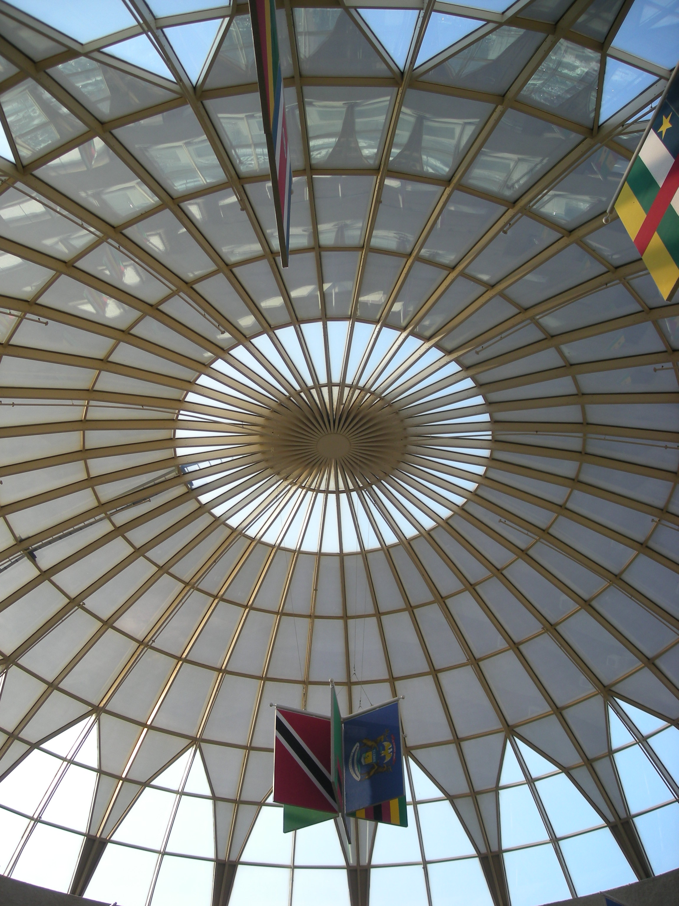 The interior of the Charles H. Wright Museum of African American History in Detroit, Michigan (United States).