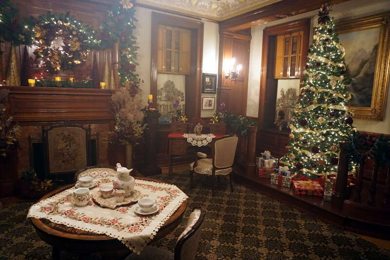 Christmas at the Pabst Mansion at the Pabst Mansion in Milwaukee, Wisconsin (United States).