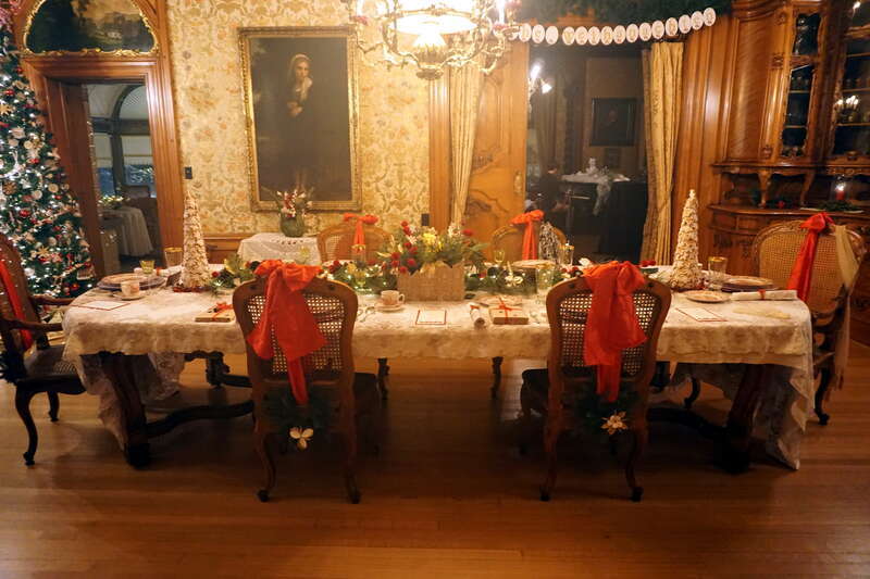 Christmas at the Pabst Mansion at the Pabst Mansion in Milwaukee, Wisconsin (United States).