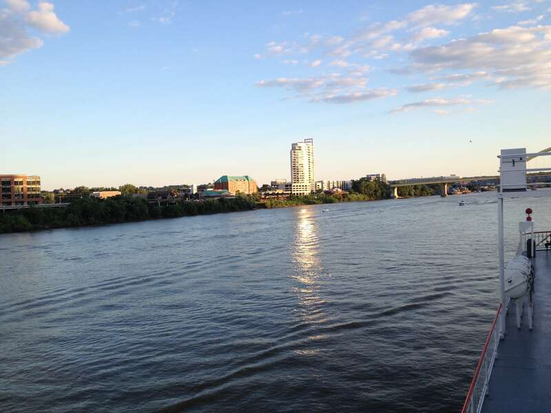 Covington, Kentucky from the Belle of Cincinnati deck.