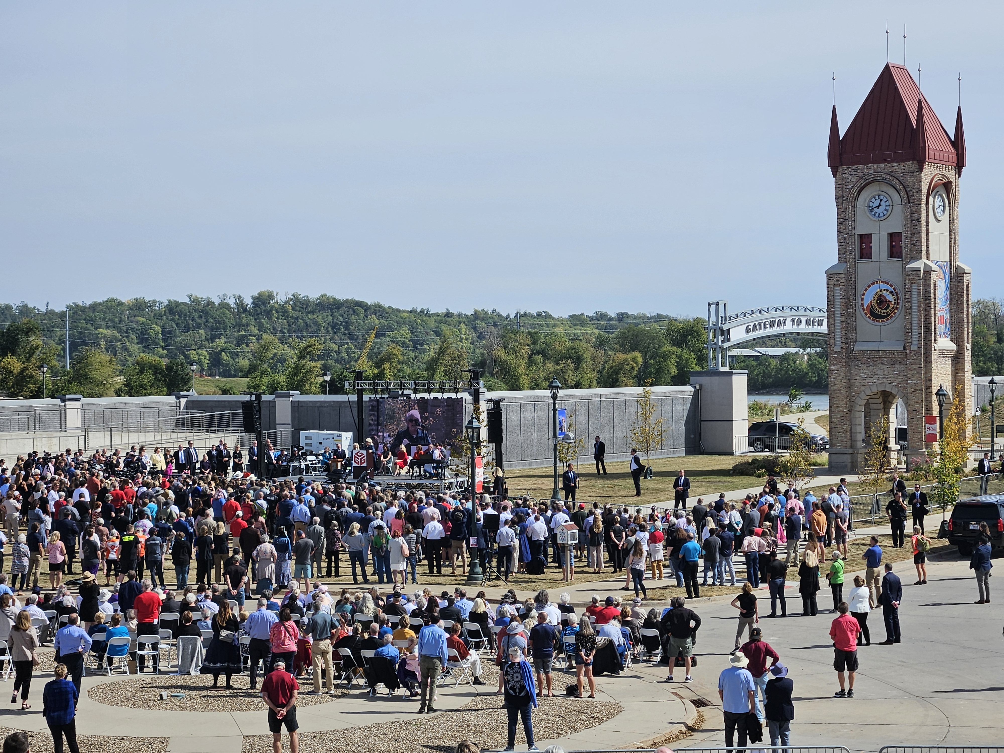 Dedication Ceremony of the Buresh Immigration Tower on Sept 27, 2024