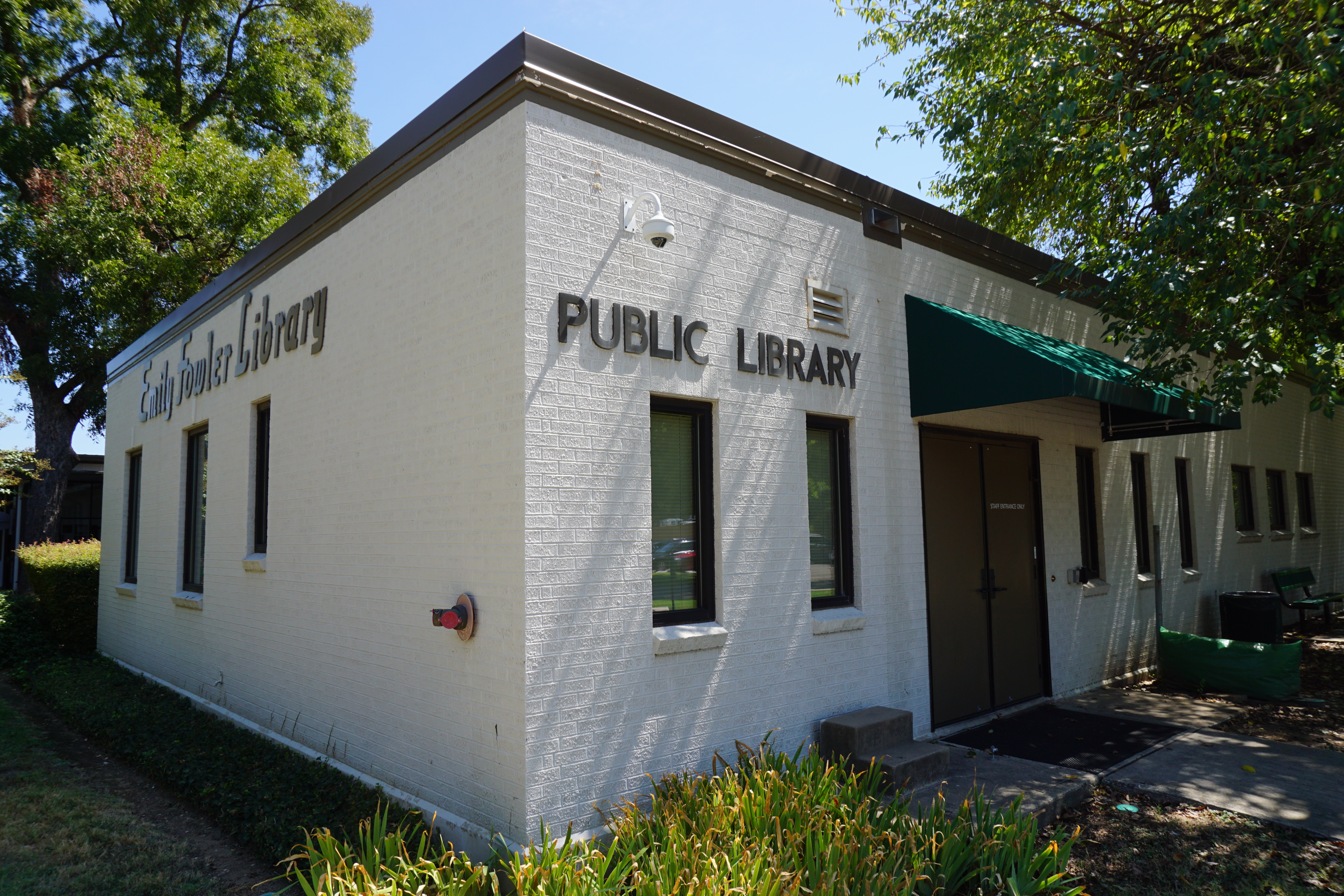 The Emily Fowler Central Library in Denton, Texas (United States).