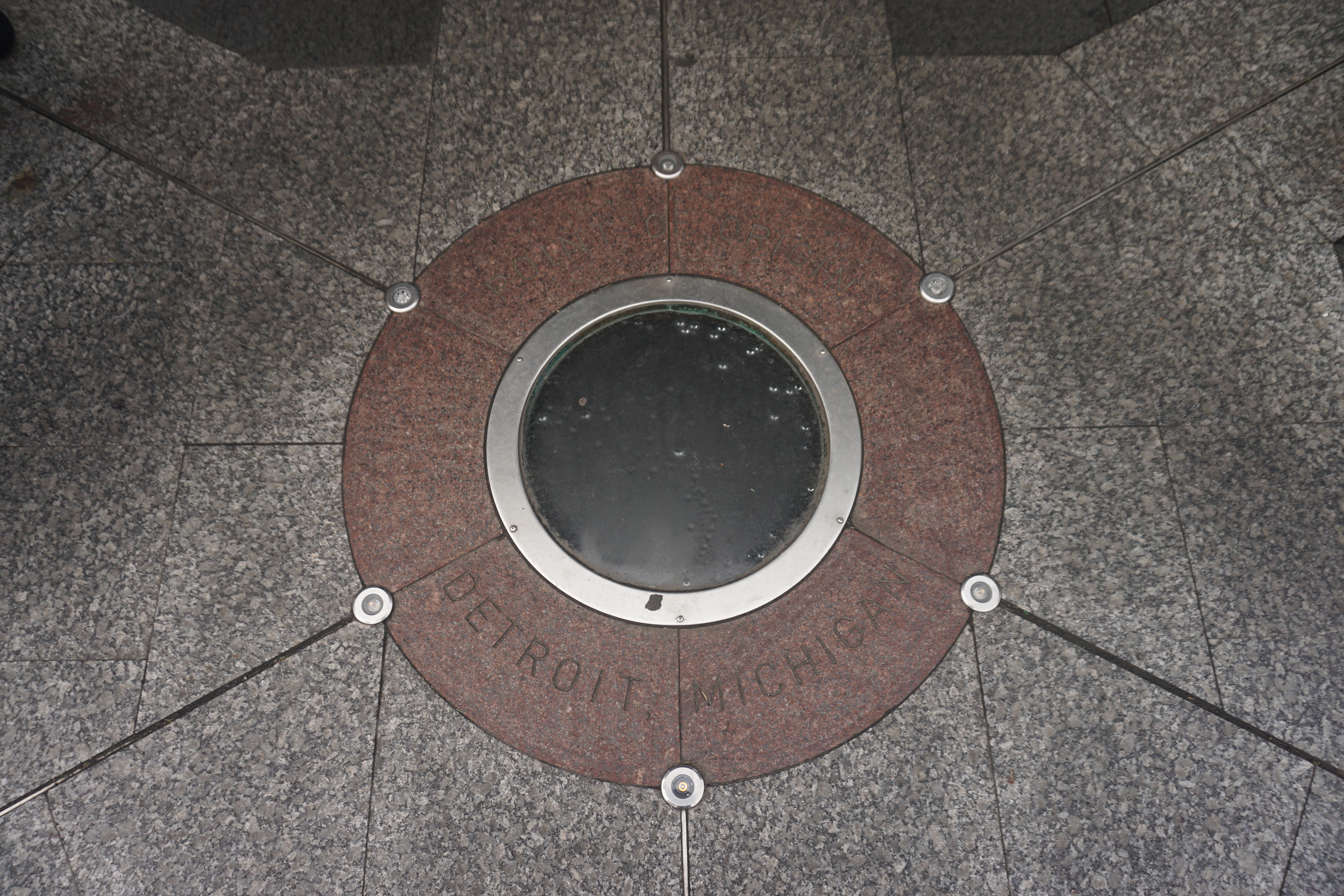 The Point of Origin in Detroit, Michigan (United States).