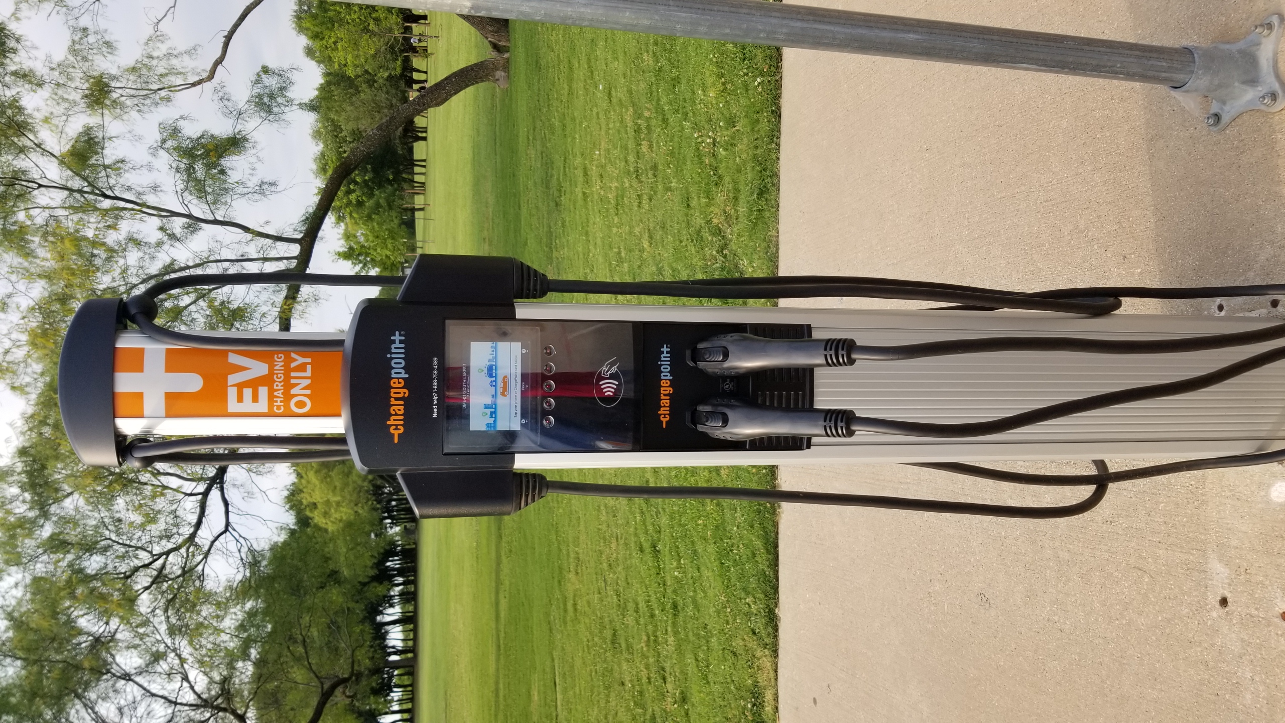 Electric Vehicle Charging Station at South Lake Park @ Denton, Texas