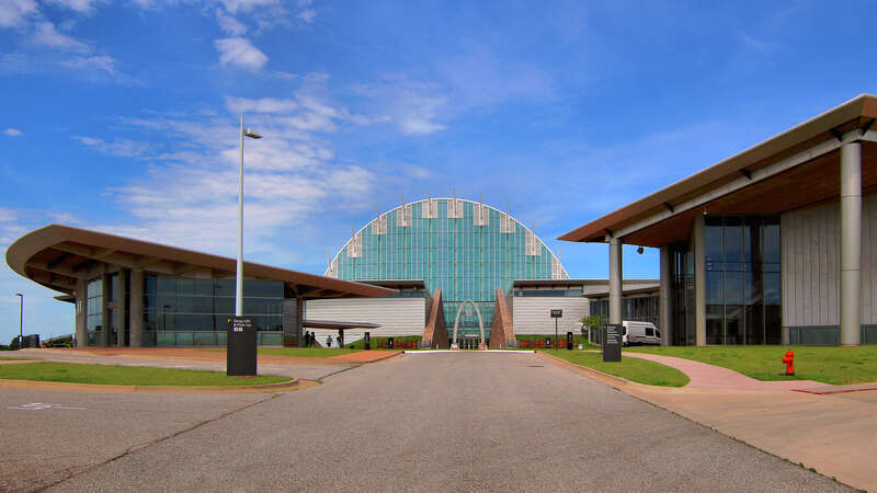 The First Americans Museum campus in Oklahoma City, Oklahoma, United States presents the collective histories of the 39 distinctive First American Nations in Oklahoma today.