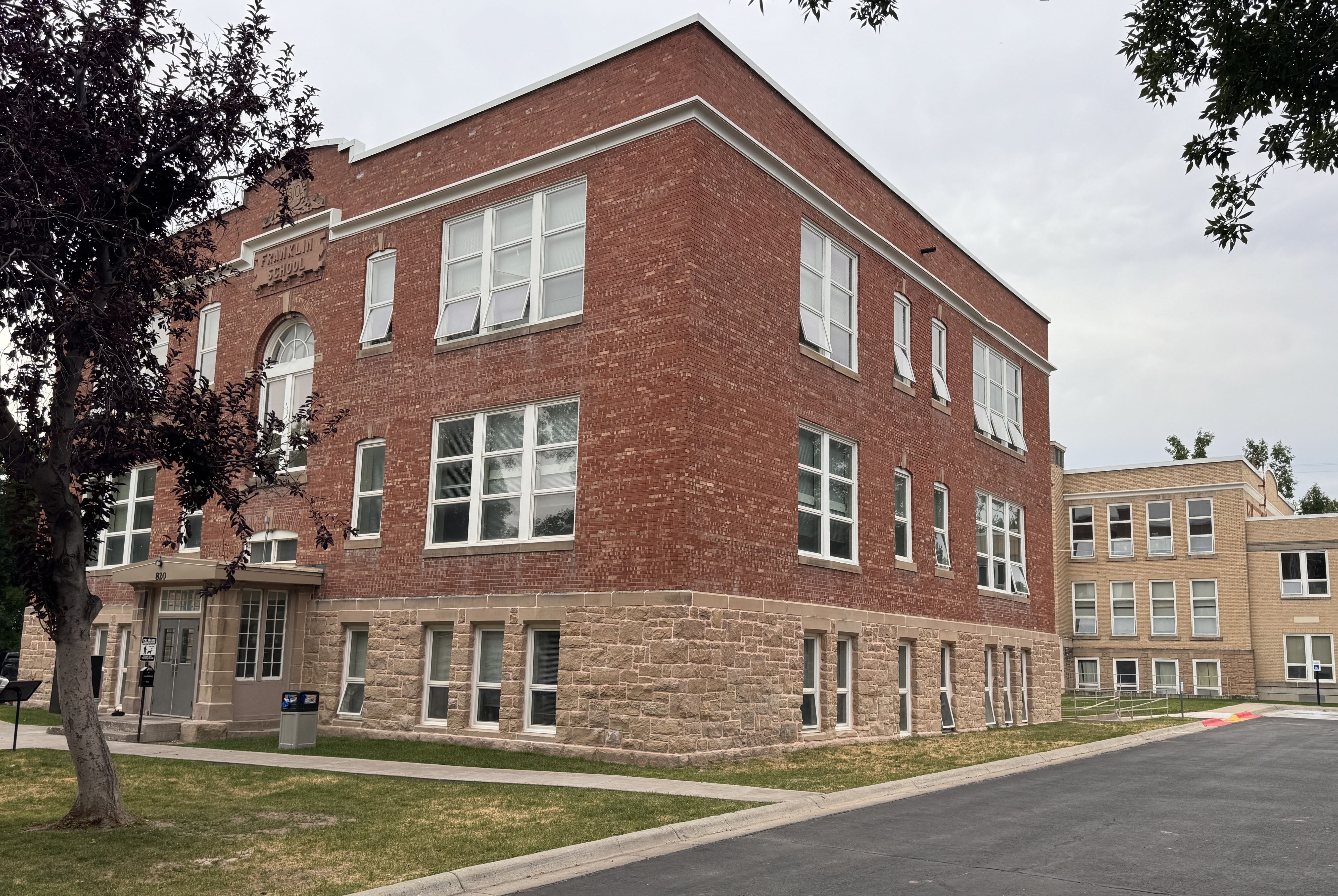 Franklin School Apartments in Great Falls, Montana, United States, listed on the National Register of Historic Places as Franklin School