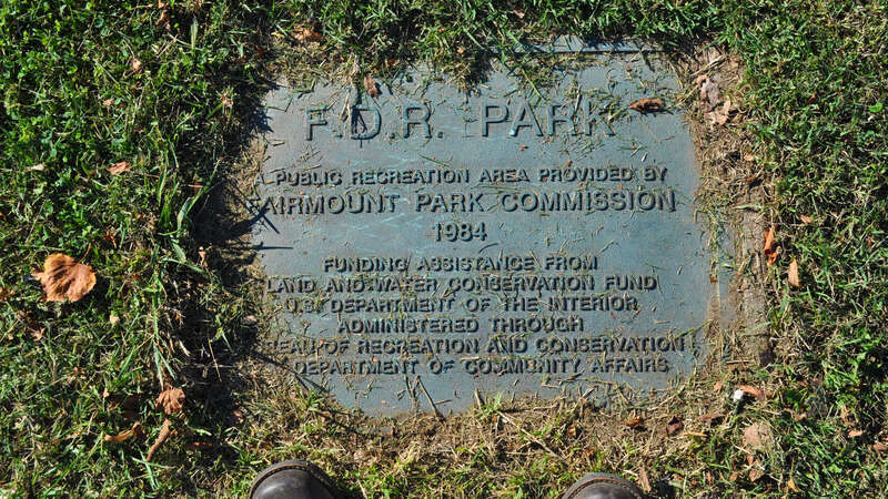 F.D.R. Park - Public recreation area provided by Fairmount Park Commission - 1984 - Funding Assistance from Land and Water Conservation Fund, U.S. Department of the Interior, Administered through Bureau of Recreation and Conservation, Department of