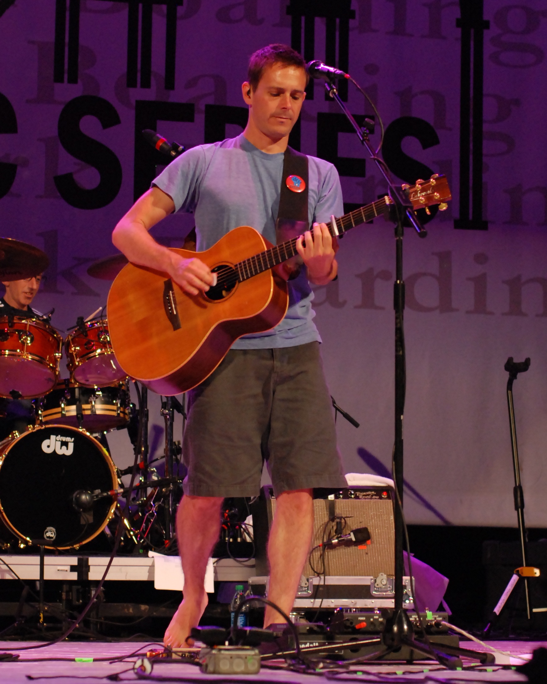 Glen Phillips performing with Toad the Wet Sprocket at the Lowell Summer Music Series