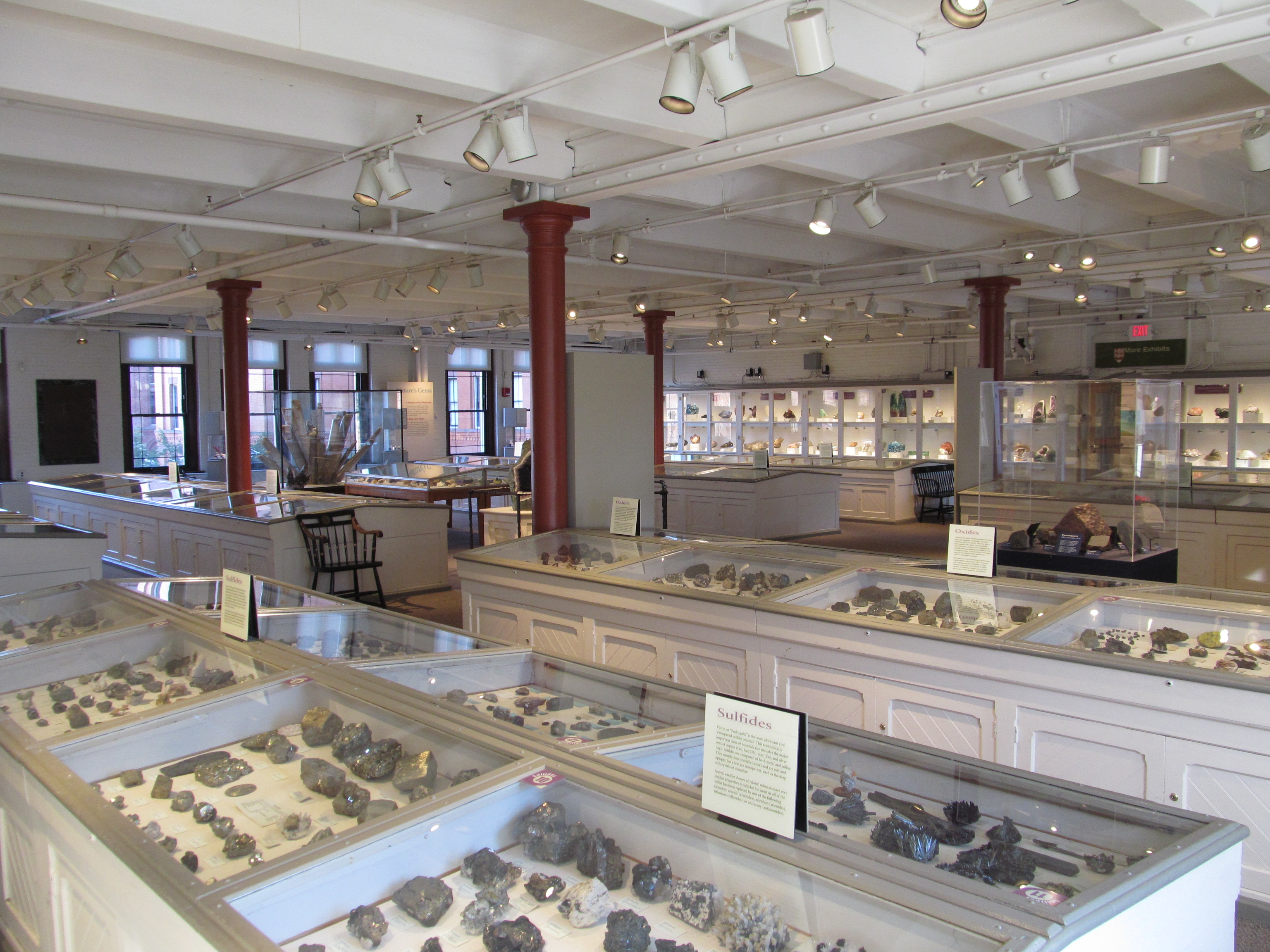 Harvard Mineralogical Museum, Harvard University, Cambridge Massachusetts