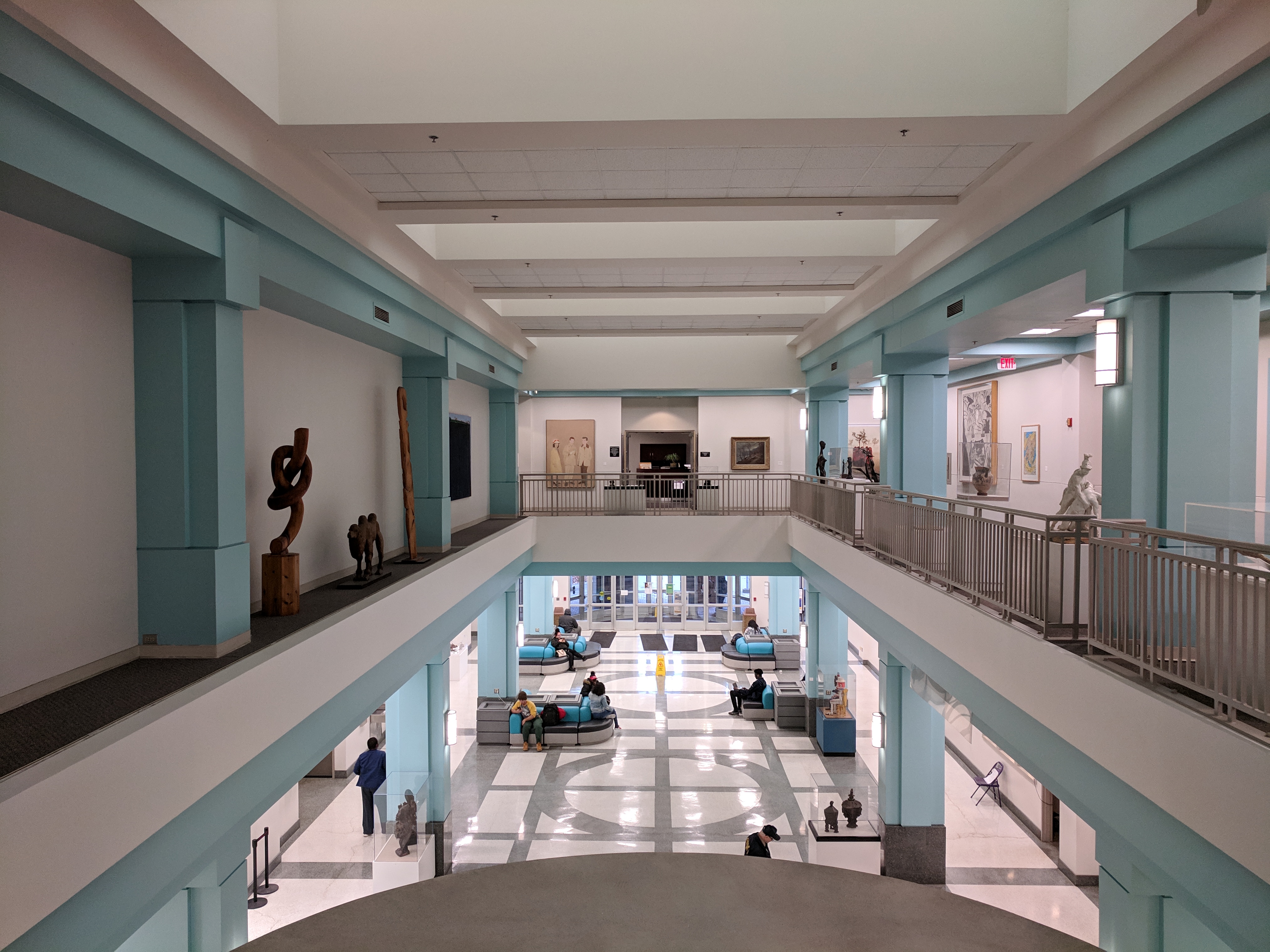 Lafayette Hall atrium at Housatonic Community College