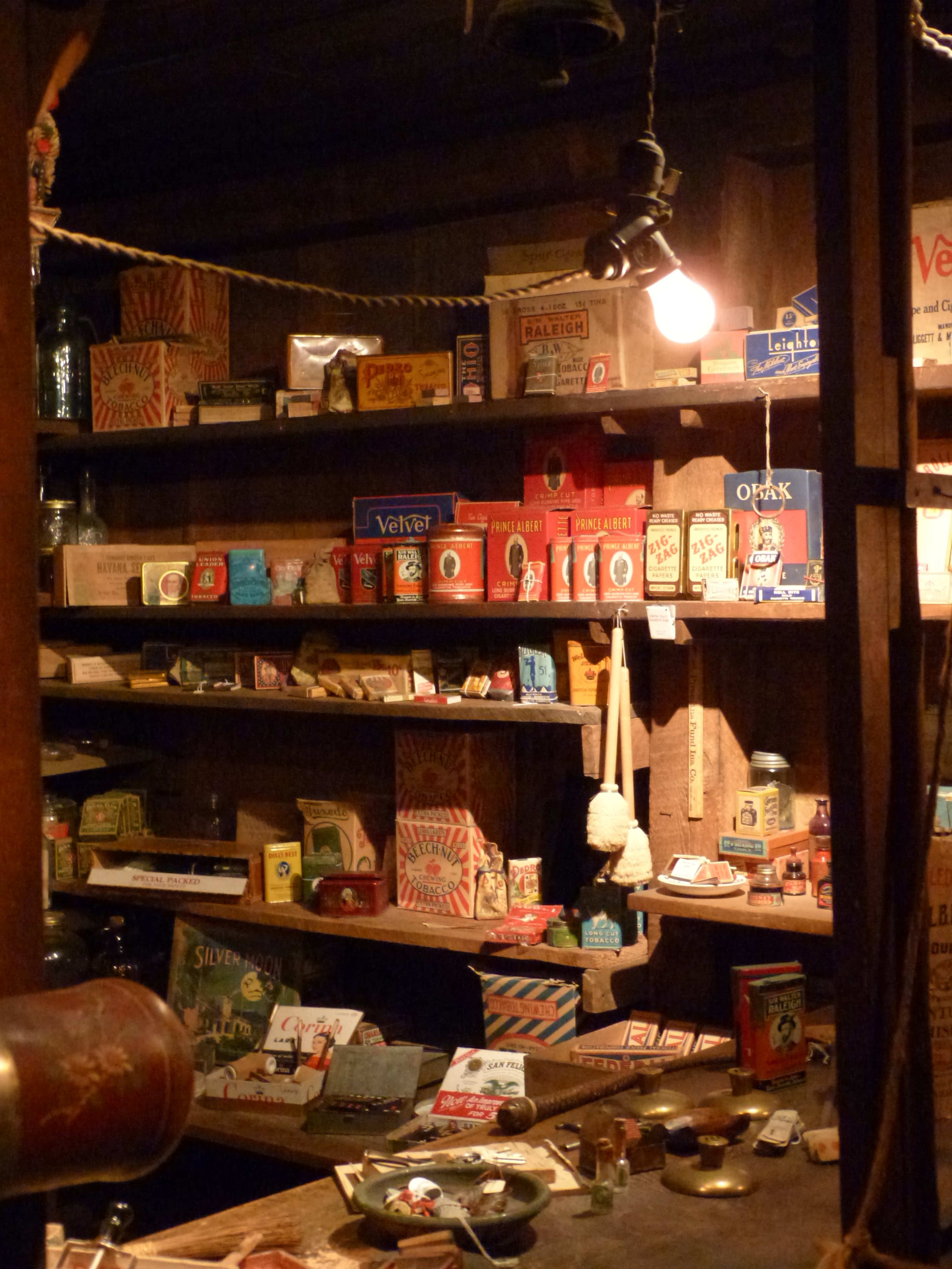Lung On's general store in the historic Kam Wah Chung Company Building, John Day, Oregon, United States.