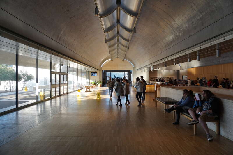 The interior of the Kimbell Art Museum in Fort Worth, Texas (United States).