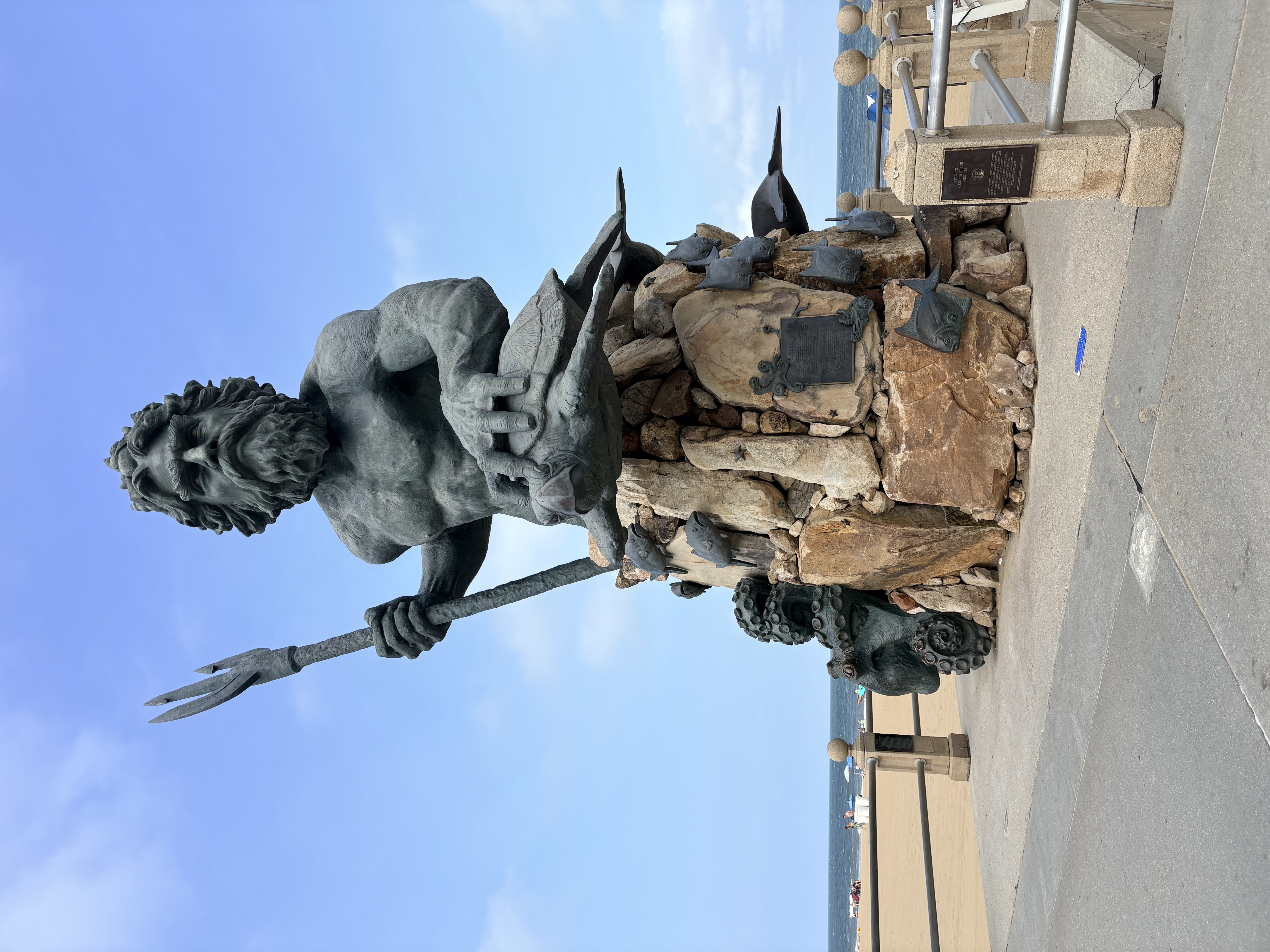 The King Neptune statue located at Virginia Beach Oceanfront in September 2026