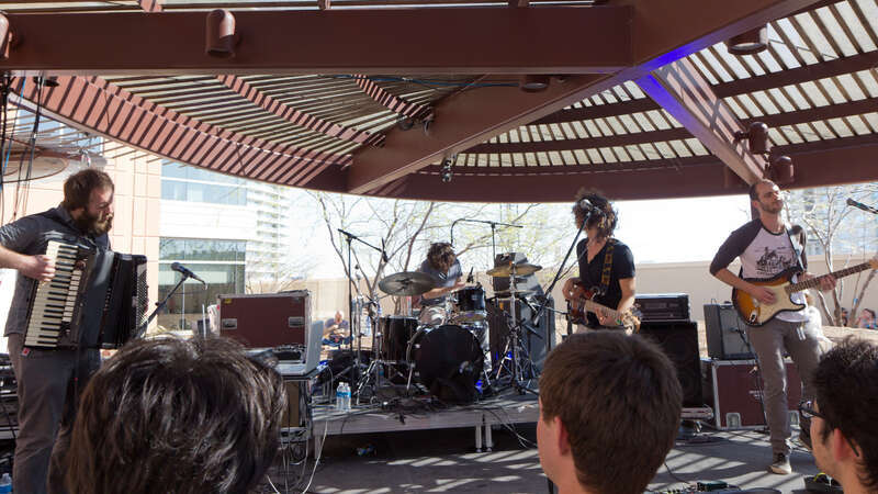 the South African alternative rock band "Kongos" (2013 in Austin, Texas)