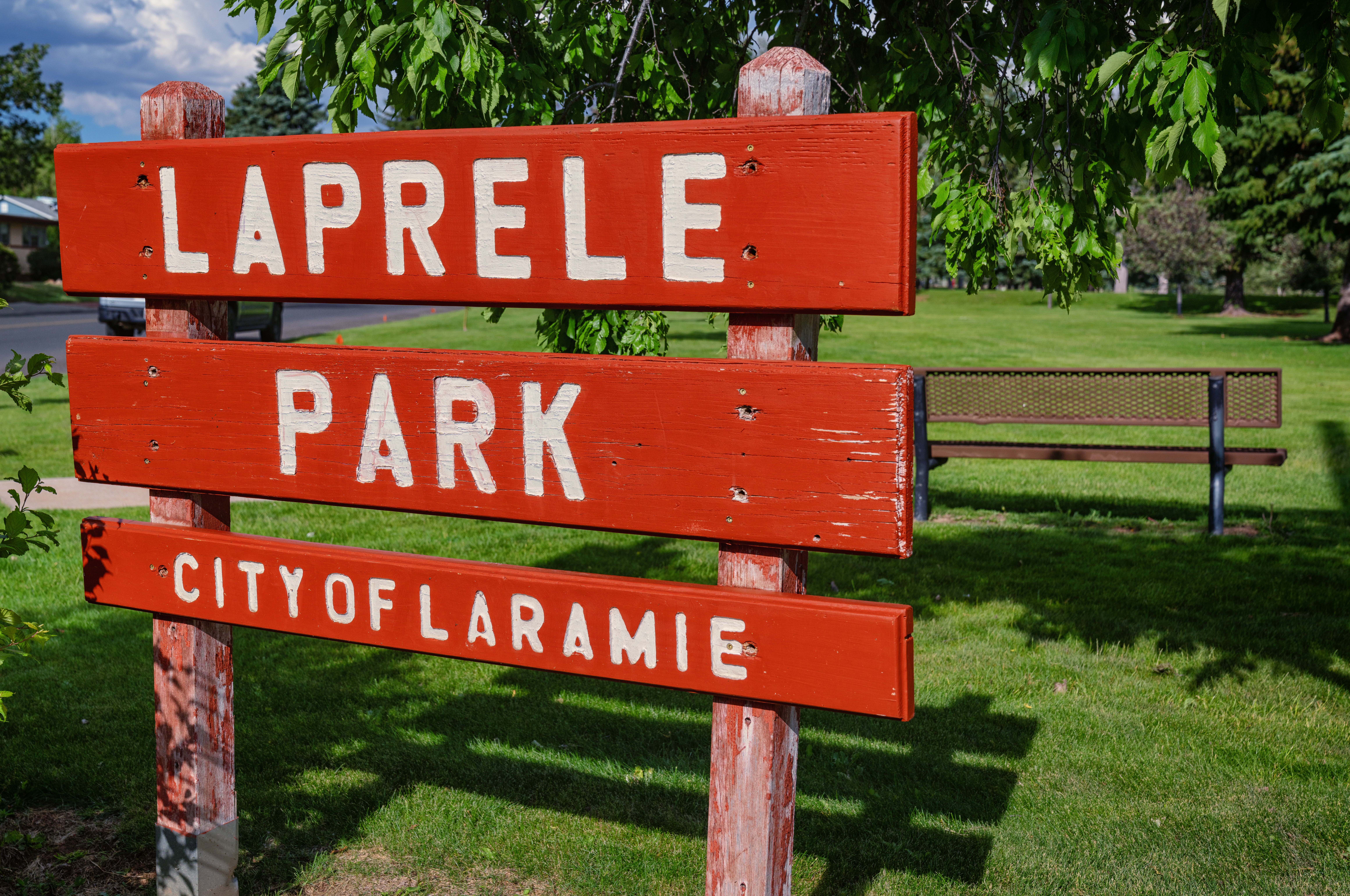 LaPrele Park in Laramie, Wyoming, in summer.