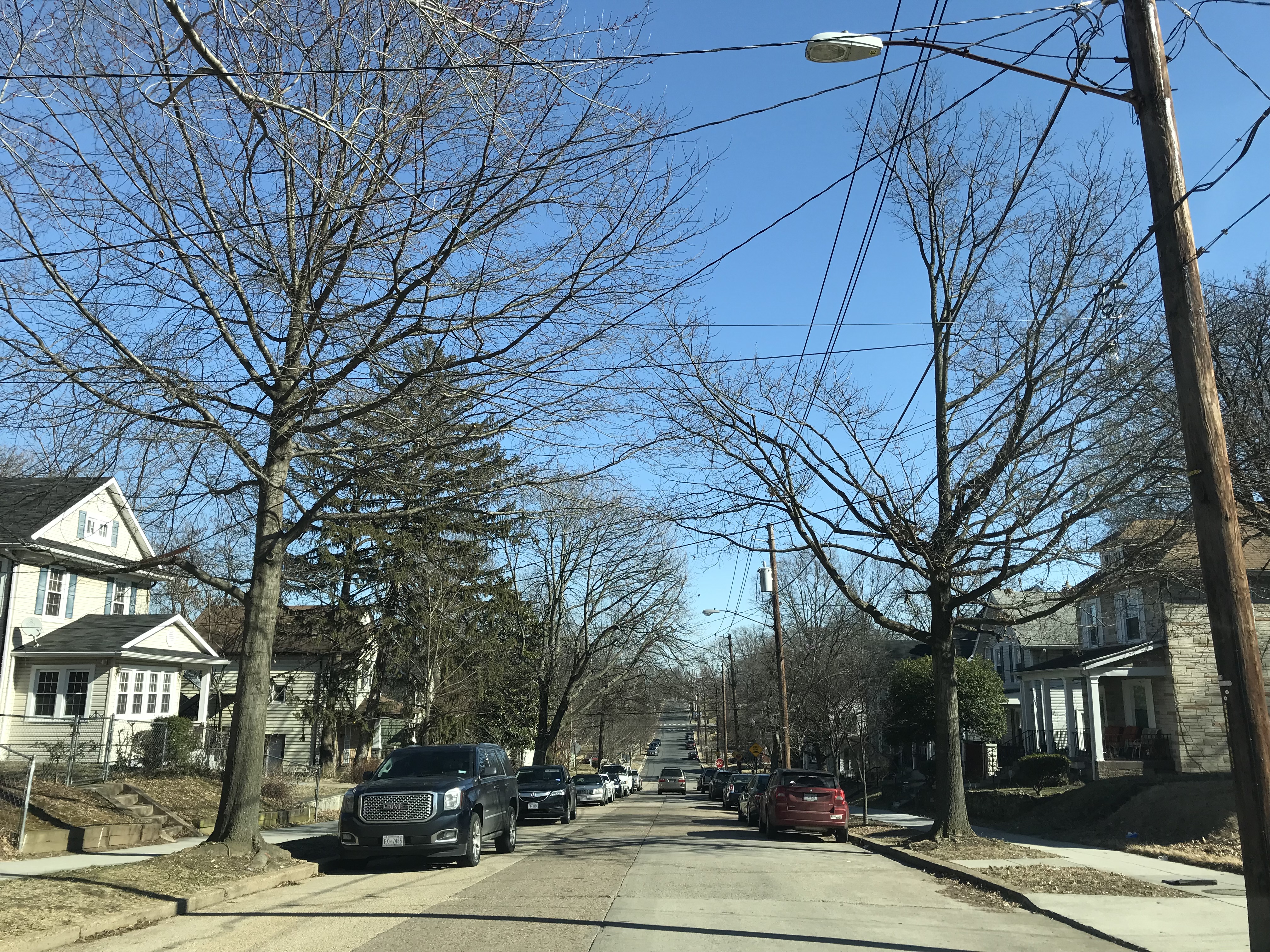 Intersection of Evarts and 17th St. NE, in Langdon. February 2019