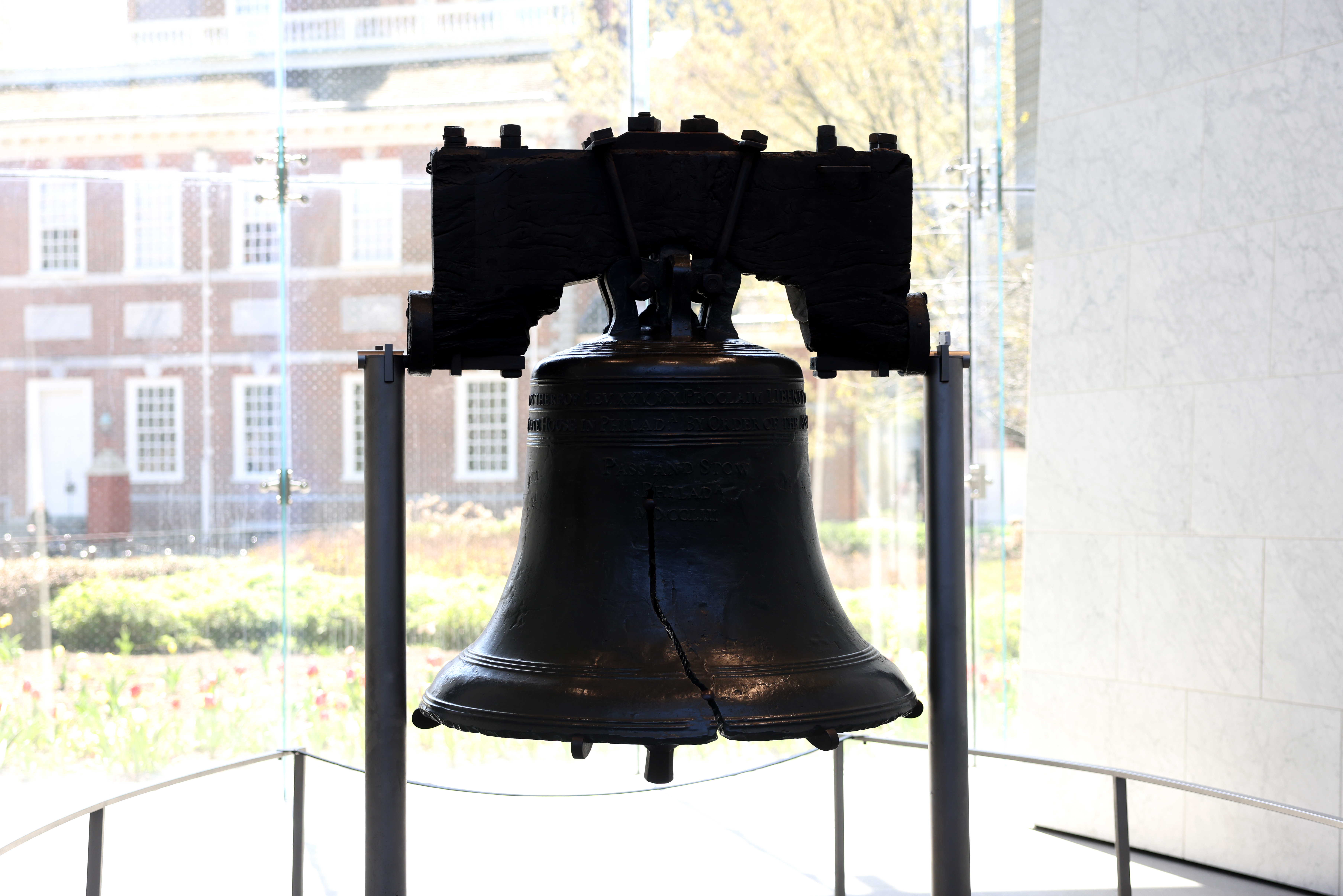 The Liberty Bell at the Liberty Bell Center in Philadelphia, Pennsylvania.

Please attribute to Gage Skidmore if used elsewhere.
