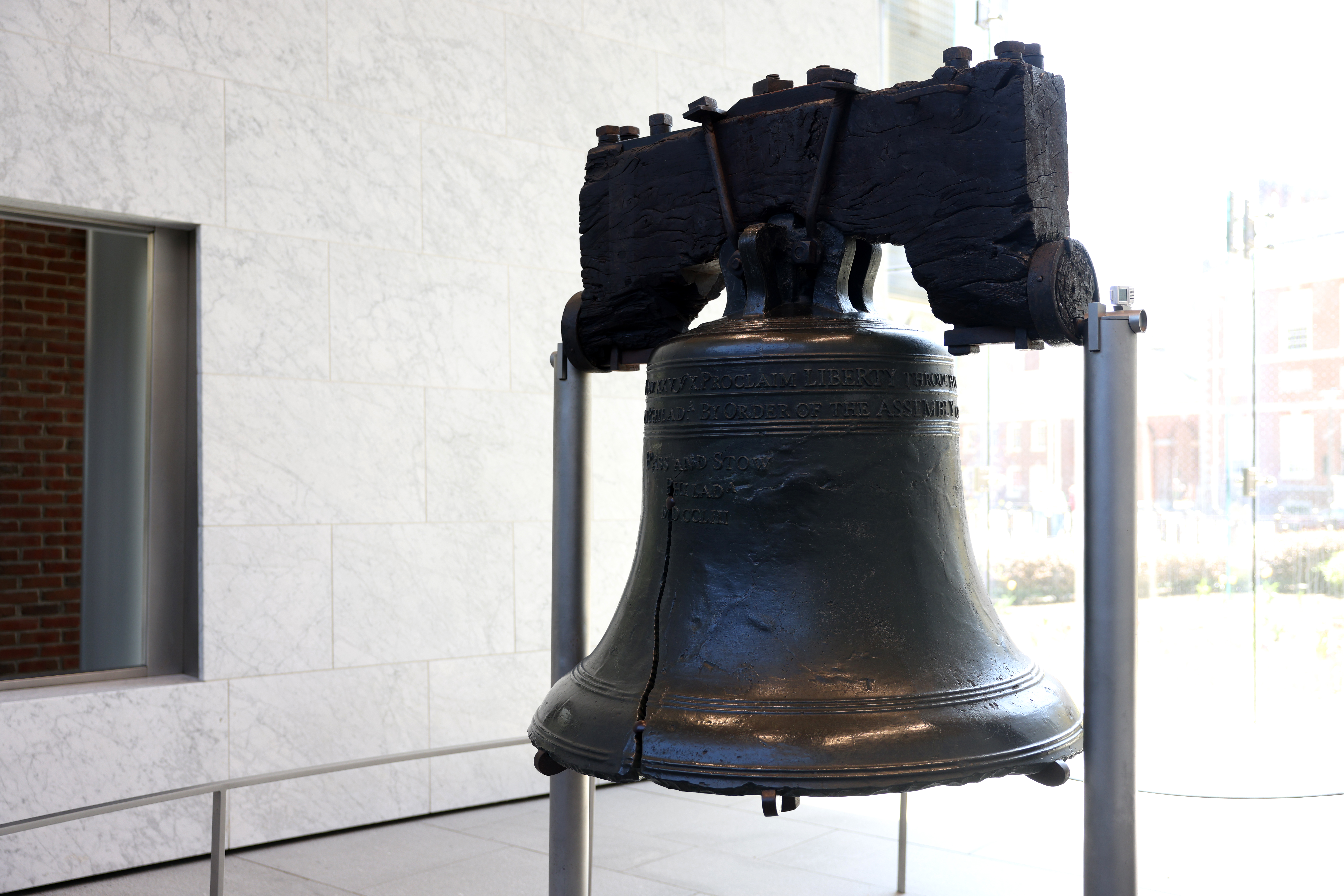 The Liberty Bell at the Liberty Bell Center in Philadelphia, Pennsylvania.

Please attribute to Gage Skidmore if used elsewhere.