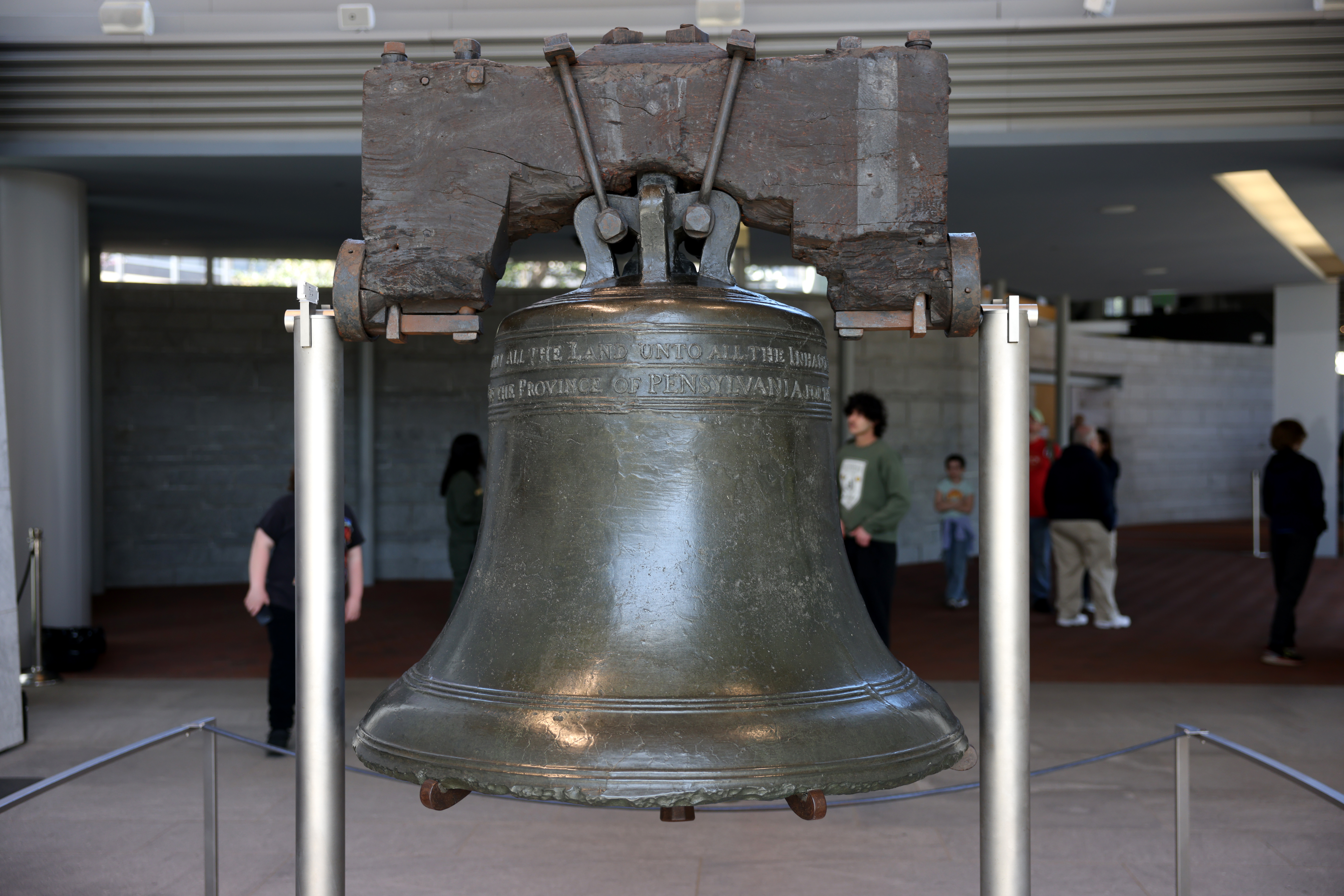 The Liberty Bell at the Liberty Bell Center in Philadelphia, Pennsylvania.

Please attribute to Gage Skidmore if used elsewhere.