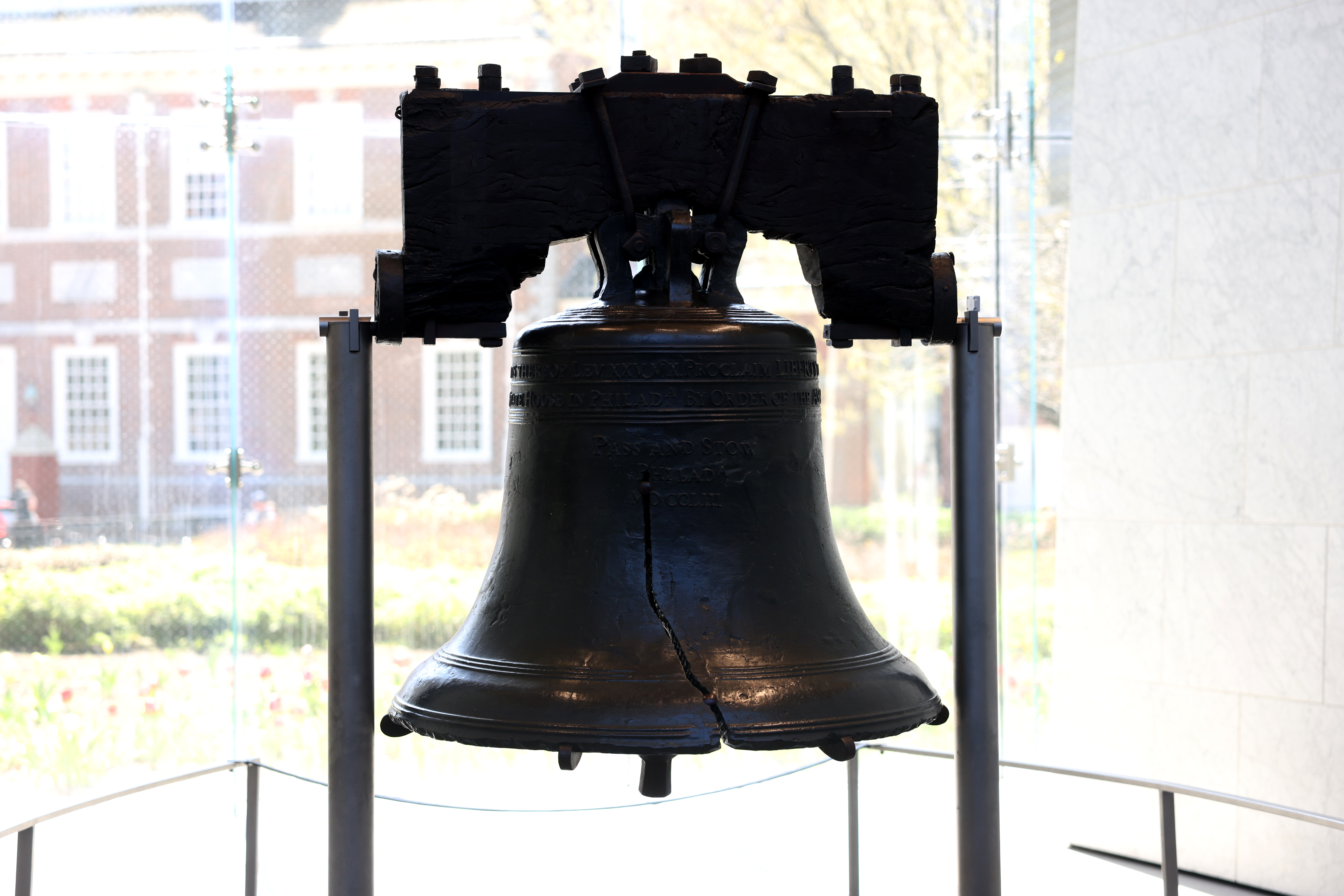 The Liberty Bell at the Liberty Bell Center in Philadelphia, Pennsylvania.

Please attribute to Gage Skidmore if used elsewhere.