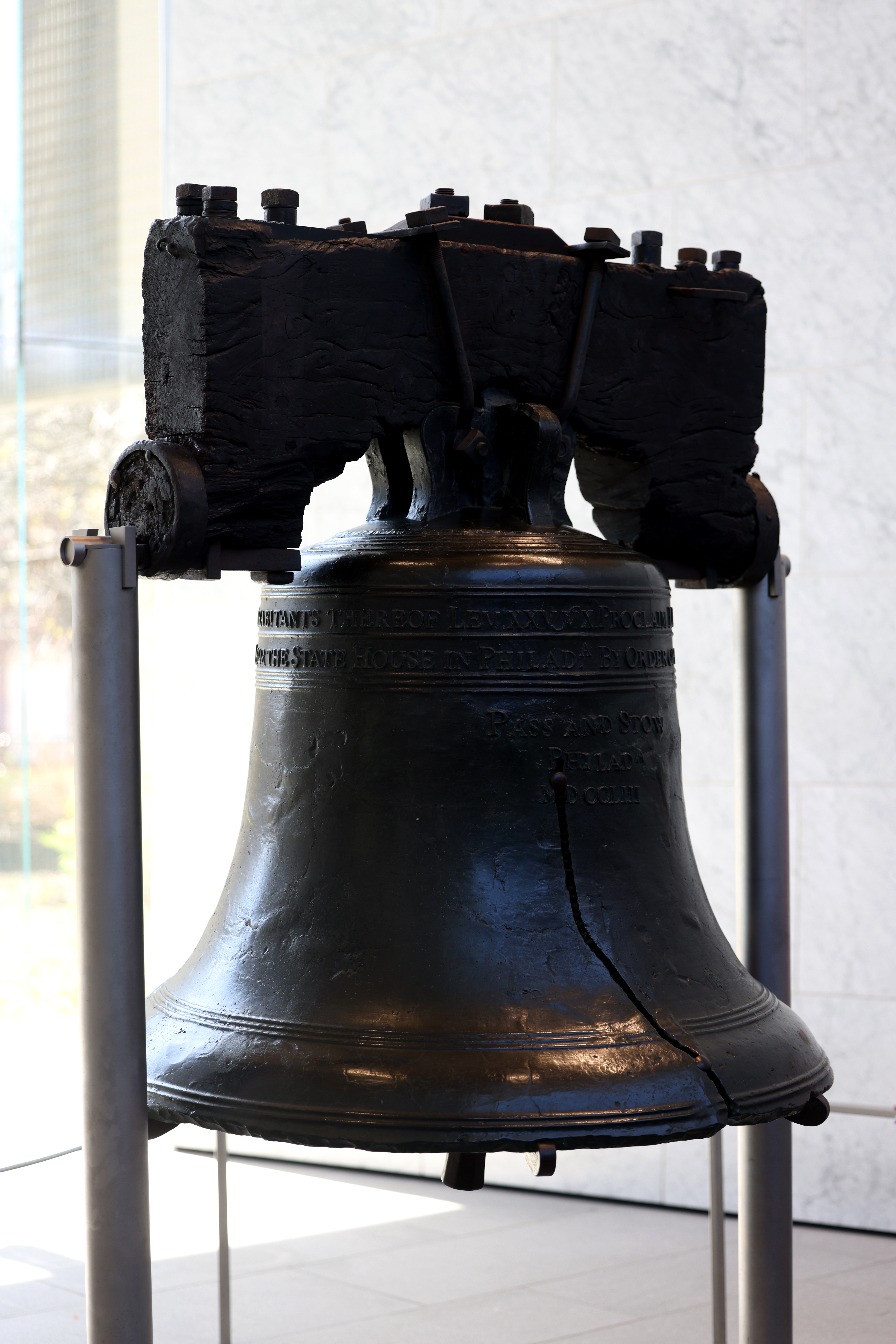 The Liberty Bell at the Liberty Bell Center in Philadelphia, Pennsylvania.

Please attribute to Gage Skidmore if used elsewhere.