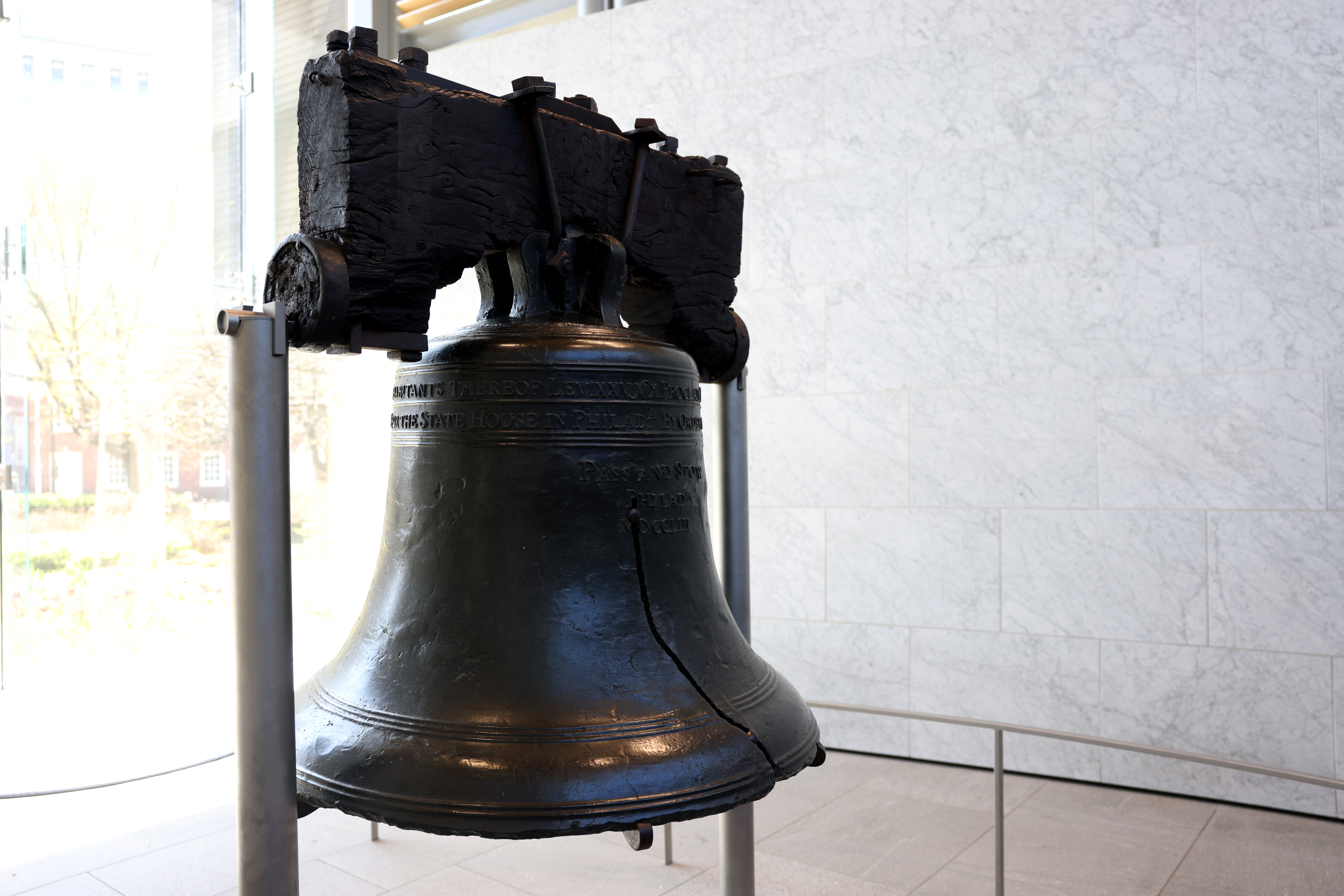 The Liberty Bell at the Liberty Bell Center in Philadelphia, Pennsylvania.

Please attribute to Gage Skidmore if used elsewhere.